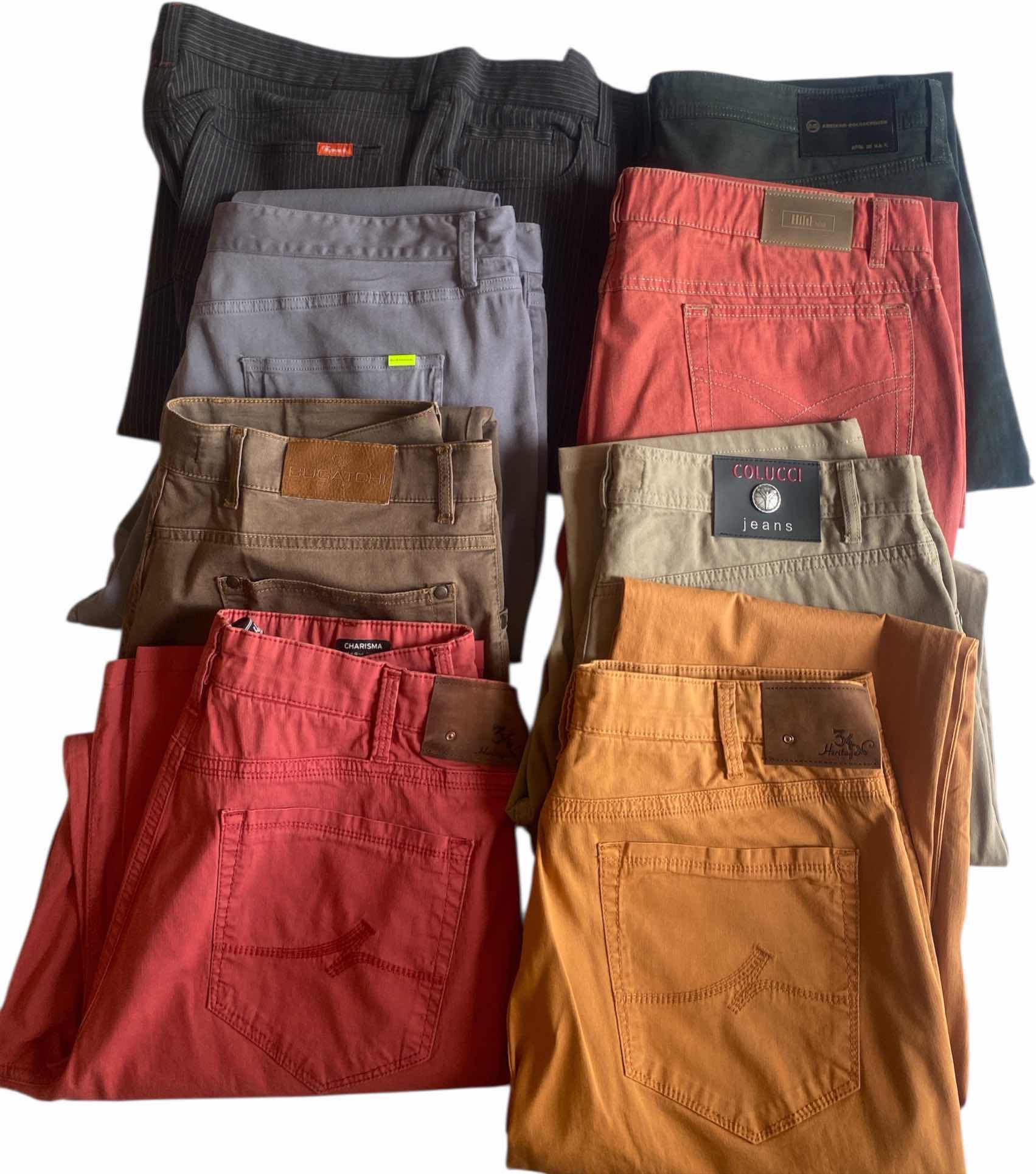 Photo 1 of 8 - MENS DESIGNER CASUAL SLACKS & JEANS SIZE 38