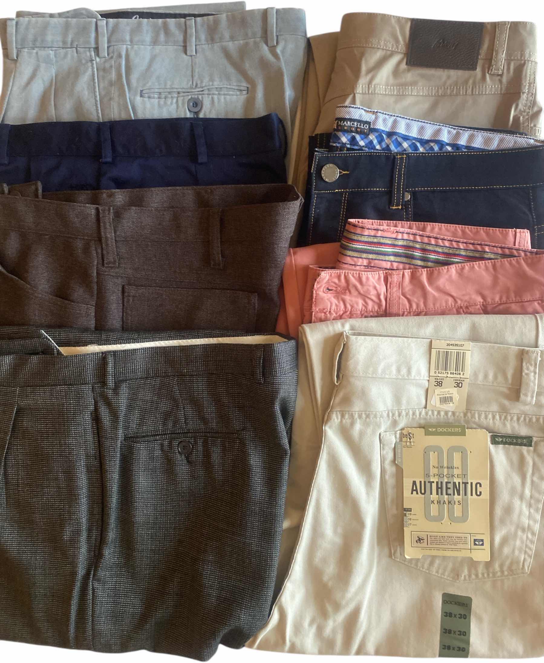 Photo 1 of 8 - MENS DESIGNER CASUAL SLACKS & JEANS SIZE 38