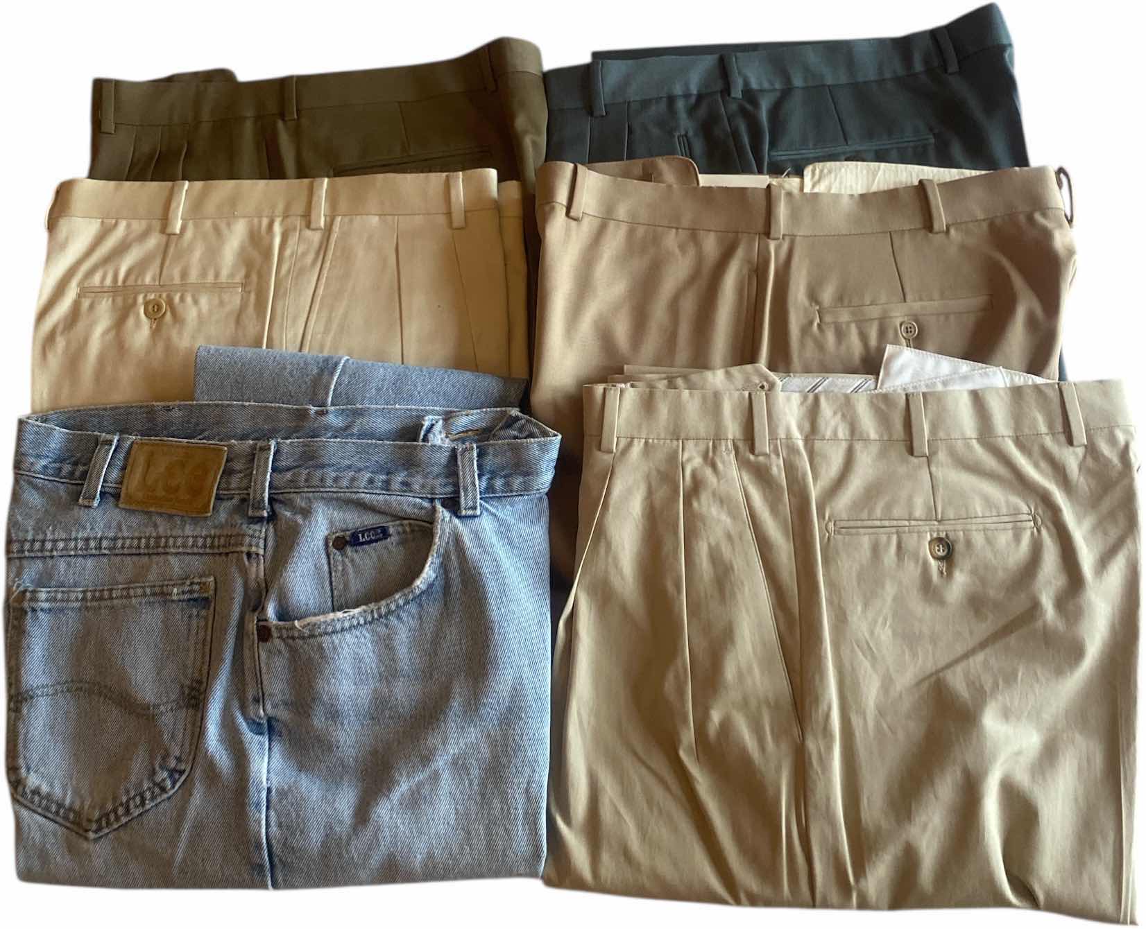 Photo 1 of 6 - MENS DESIGNER CASUAL SLACKS & JEANS SIZE 36