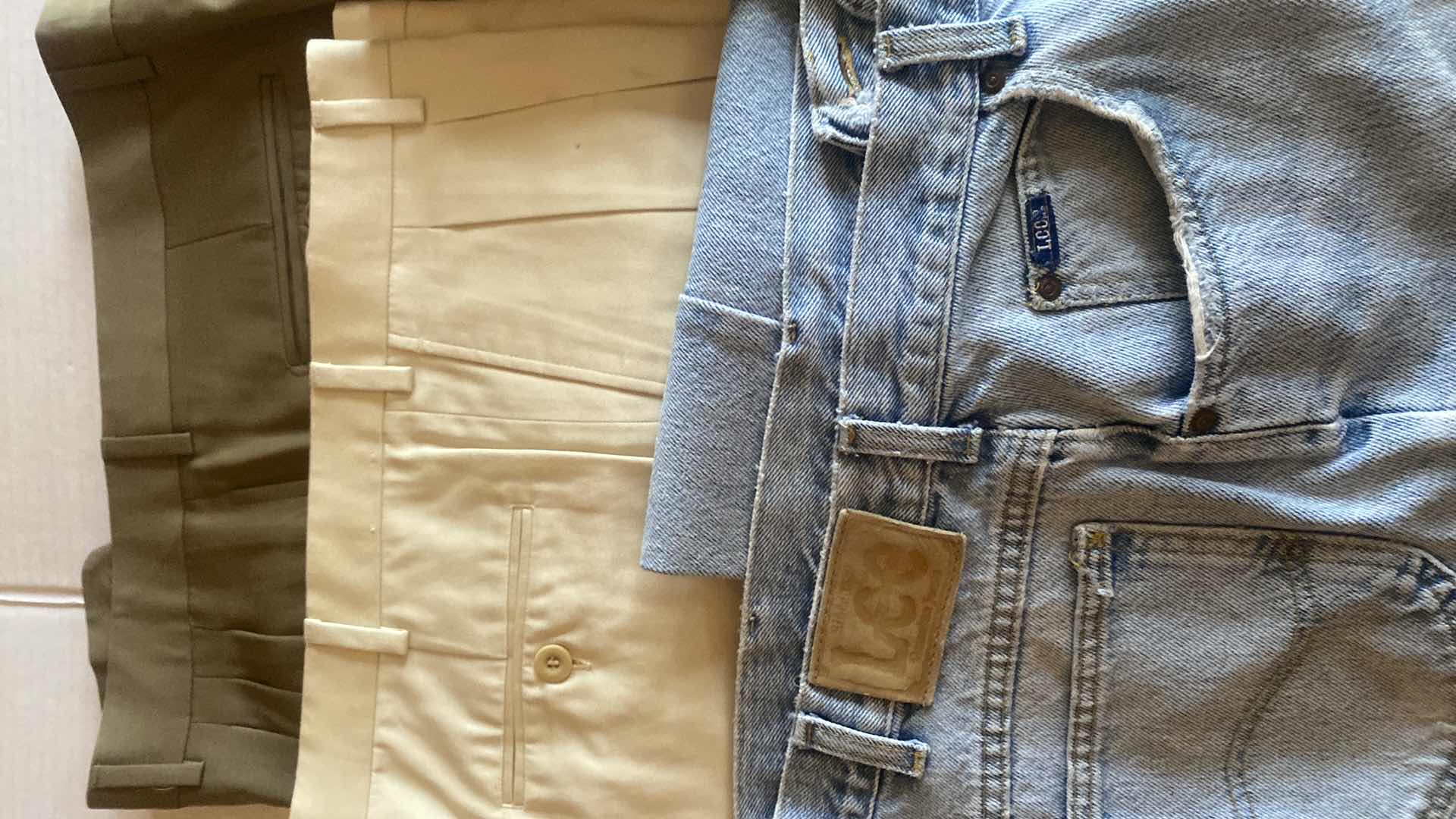 Photo 1 of 6 - MENS DESIGNER CASUAL SLACKS & JEANS SIZE 36