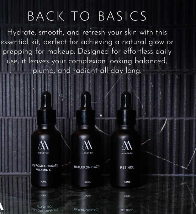 Photo 1 of BACK TO BASICS KIT & GLOW ON THE GO KIT - EXPIRATION 2027 - RETAIL $85