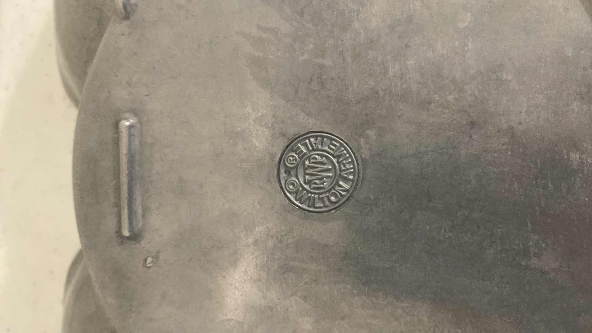 Photo 1 of $100 VINTAGE WILTON ARMETALE 2 PIECE RELISH/SEAFOOD TRAY WITH DIP HOLDER