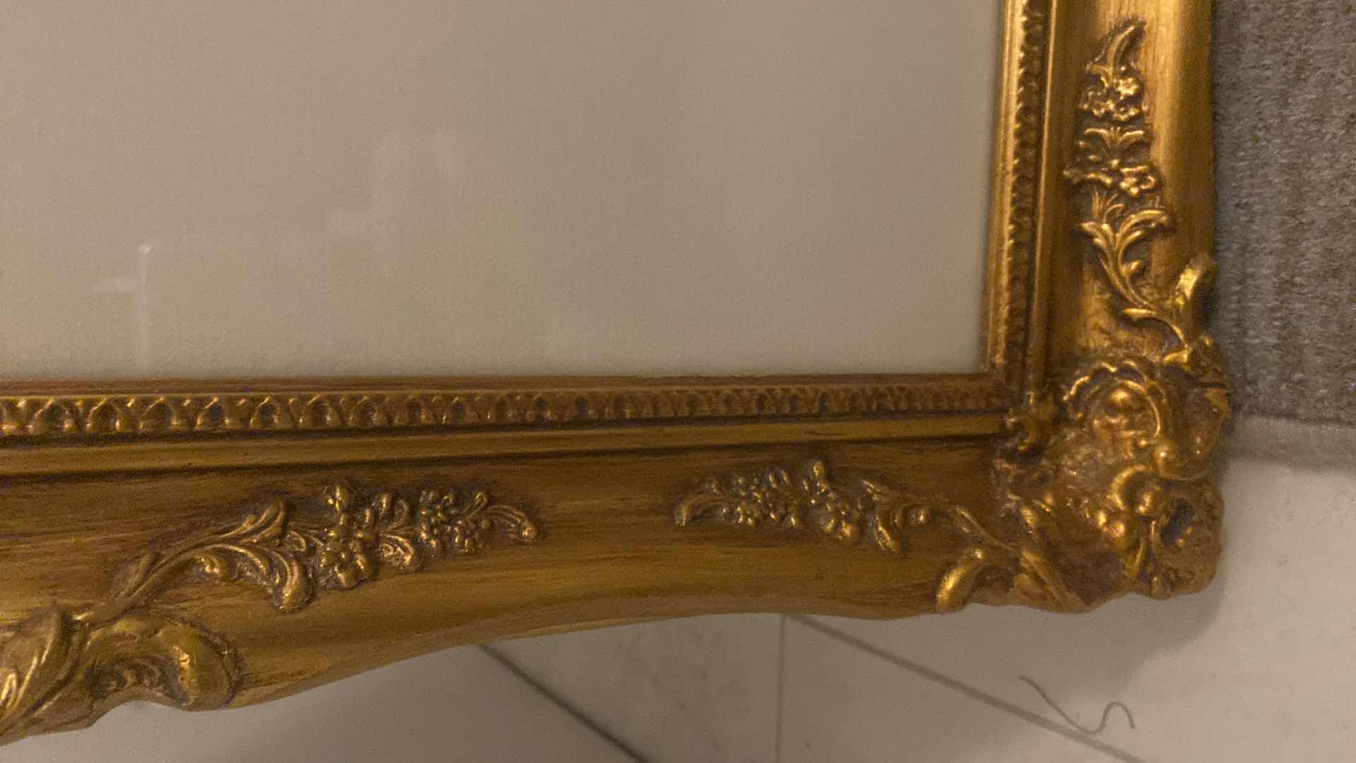 Photo 1 of VINTAGE ORNATE GOLD FRAMED LOUIS ICART “LOVE BLOSSOMS” SIGNED SERIGRAPH 36“ X 26 1/2“