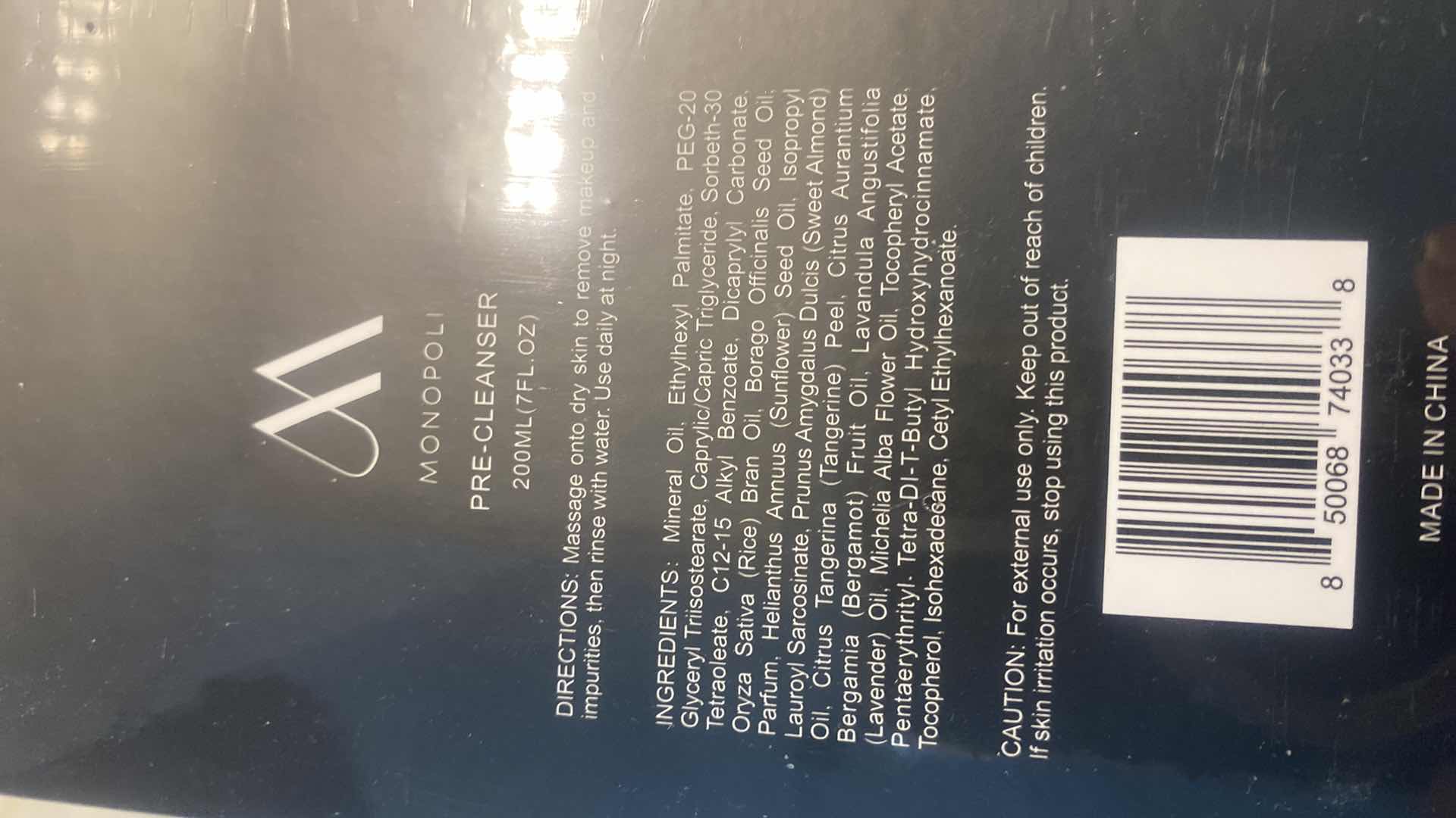 Photo 1 of NEW MONOPOLI SKIN CARE PRE-CLEANSER