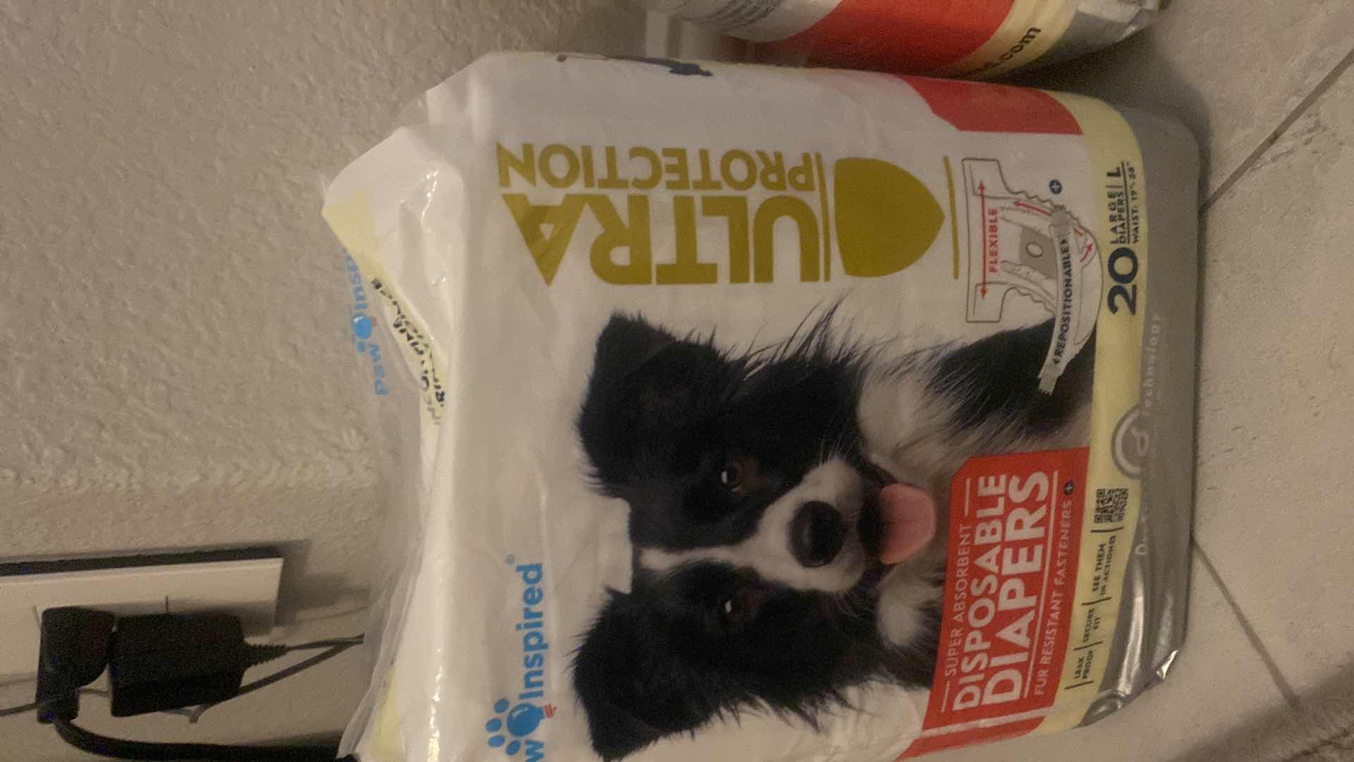 Photo 1 of 3 PKGS DOG DIAPERS MEDIUM & LARGE