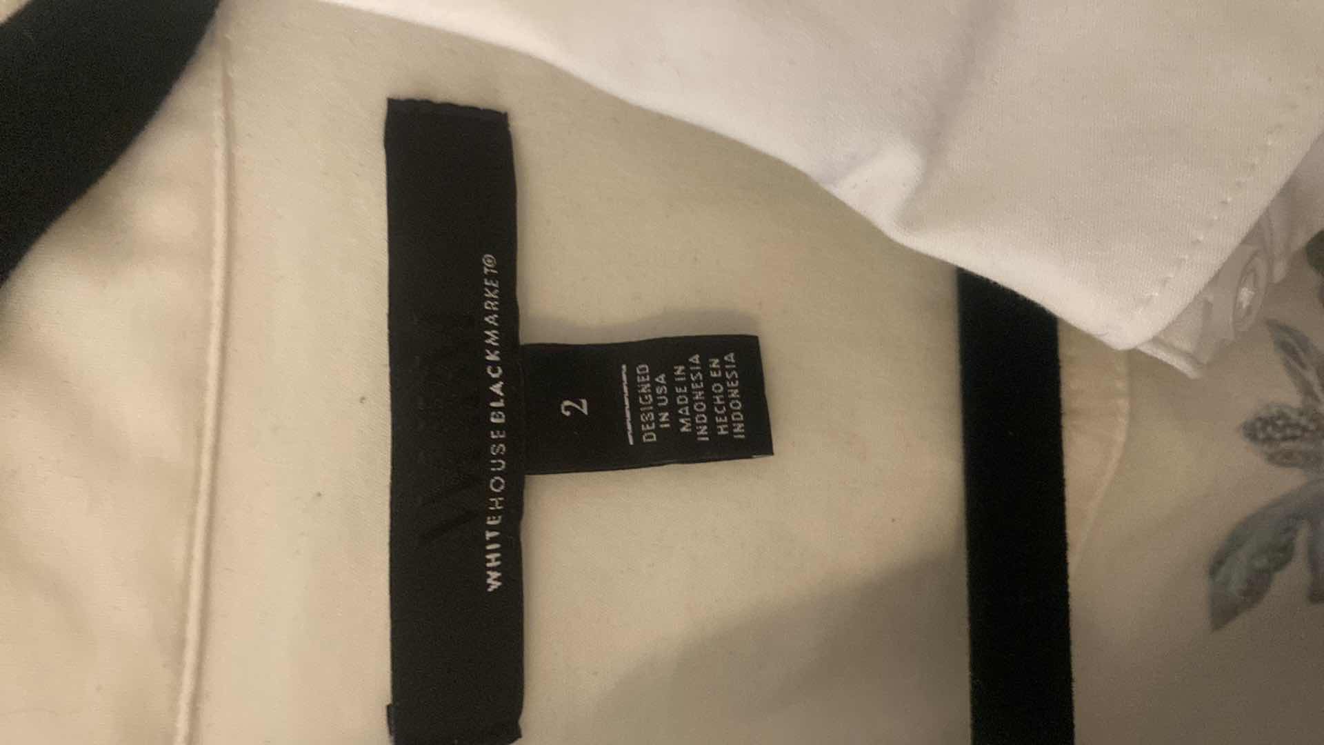 Photo 1 of WOMENS WHITE HOUSE BLACK MARKET BUSTIER SIZE 4 & JACKET SIZE 2