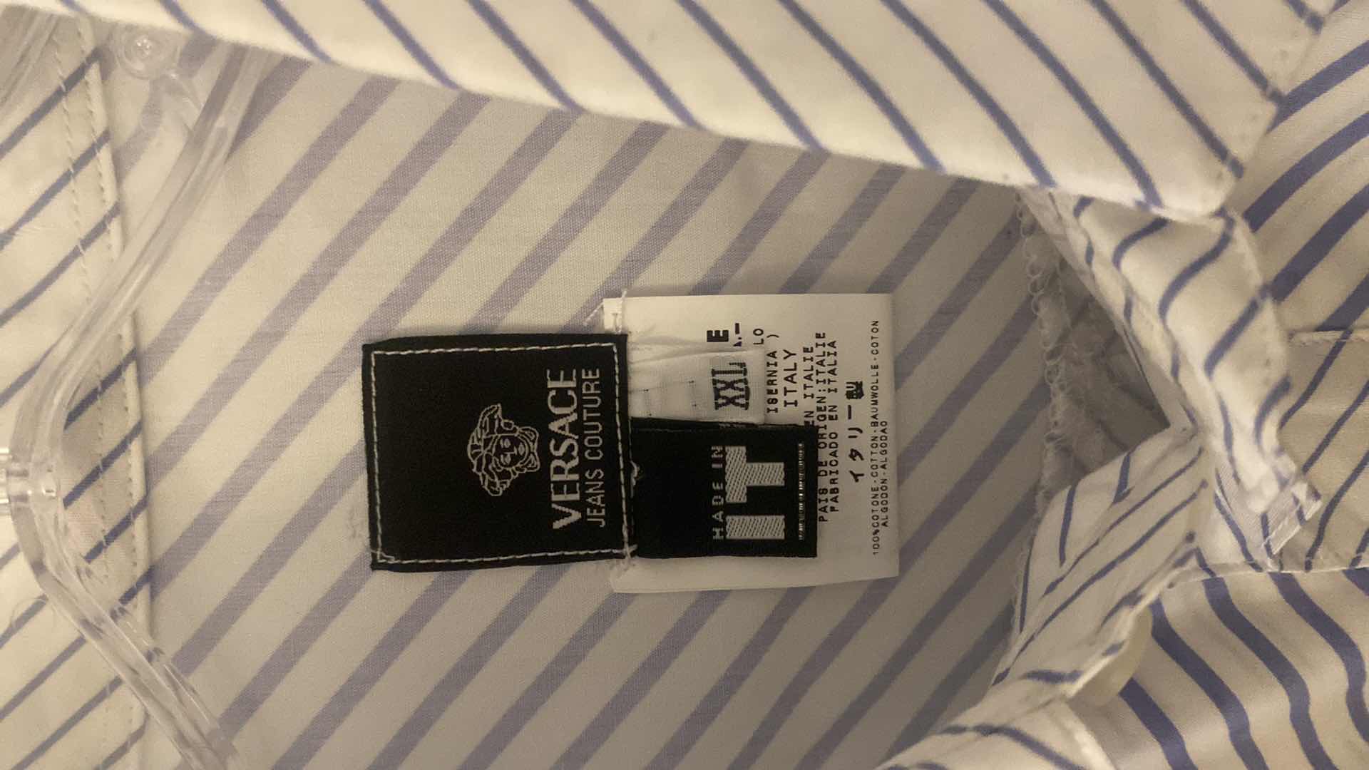 Photo 1 of MENS DESIGNER VERSACE JEANS BUTTON DOWN SHIRT SIZE XXL