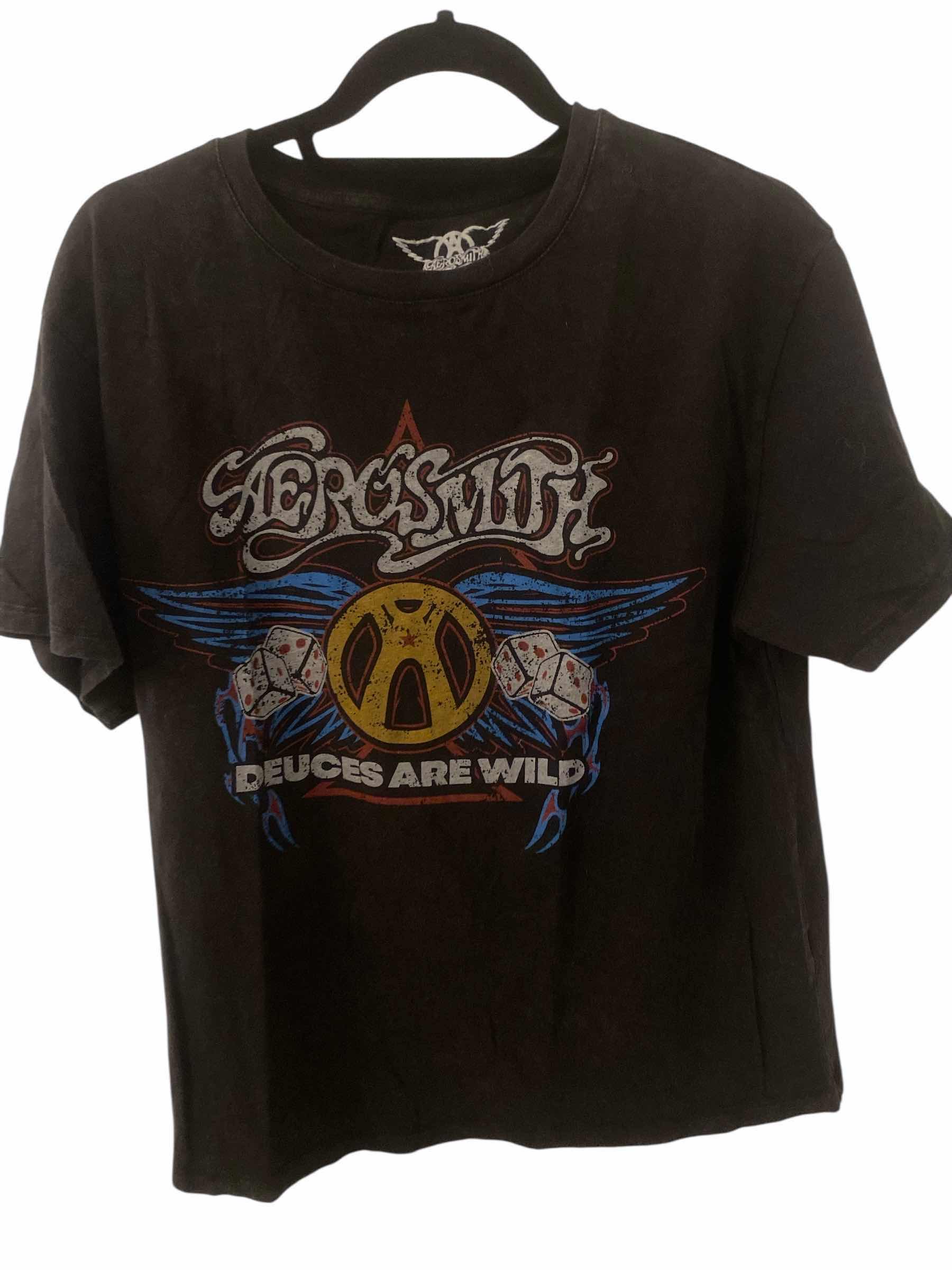 View 1 of MENS LICENSED AEROSMITH DEUCES ARE WILD TEE SHIRT SIZE MEDIUM