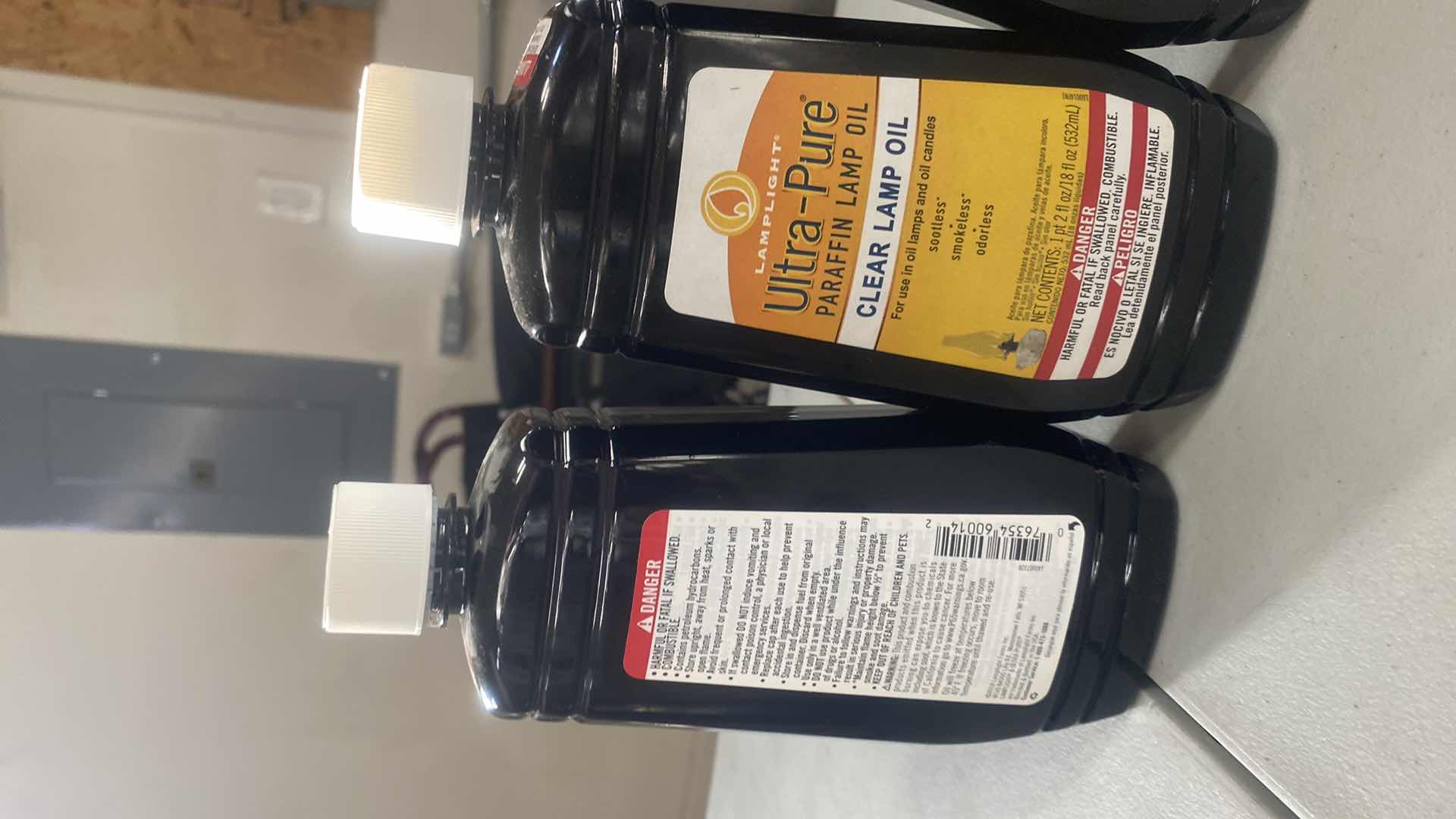 Photo 1 of NEW 4 BOTTLES ULTRA PURE PARAFFIN LAMP OIL