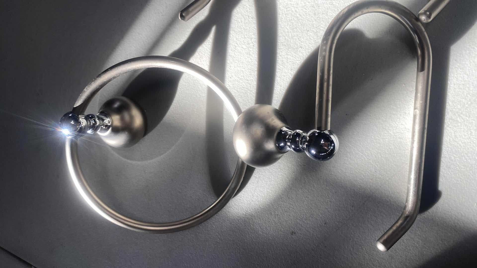 Photo 1 of 3 TOILET PAPER HOLDERS & 1 RING TOWEL BAR WITH HARDWARE