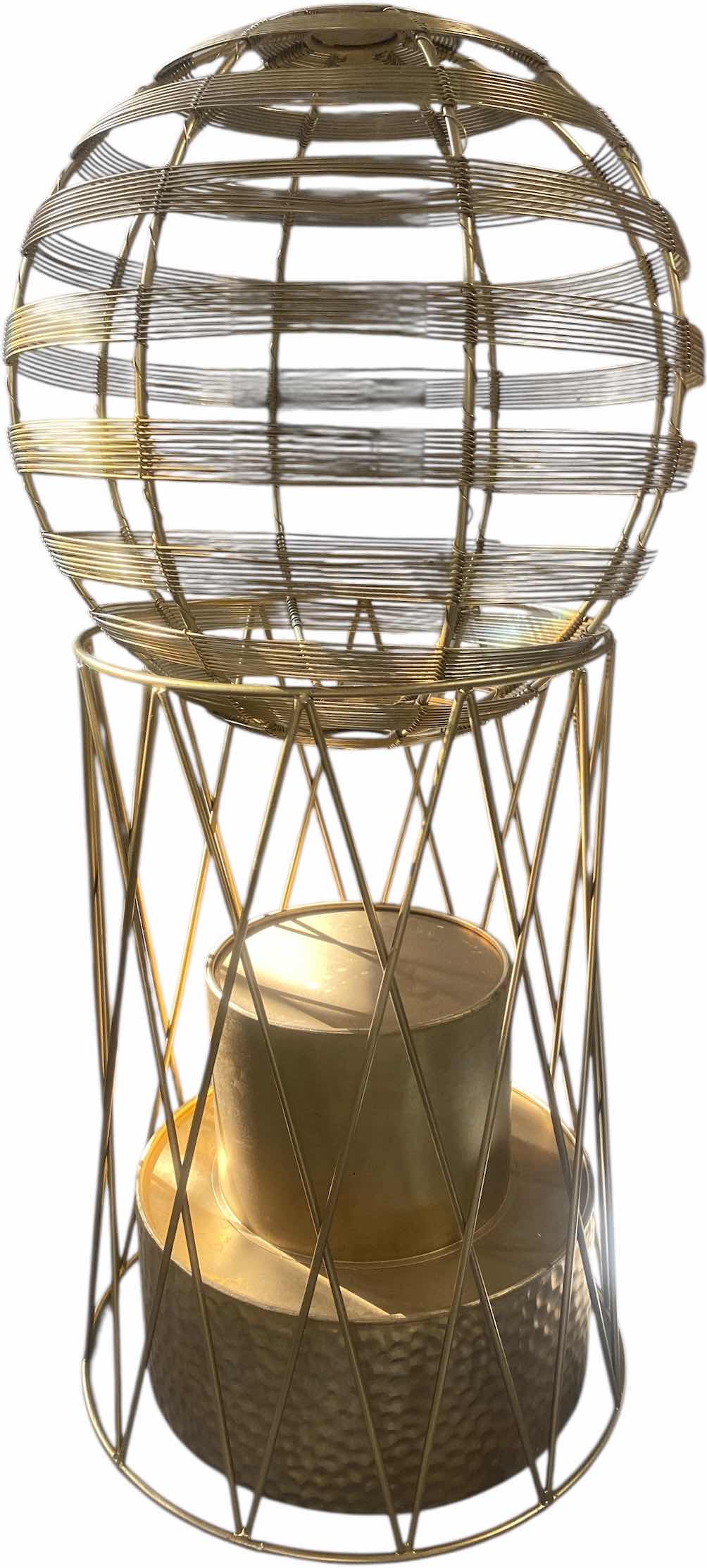 Photo 1 of GOLD ALUMINA BALL DECOR 11“ X 25“