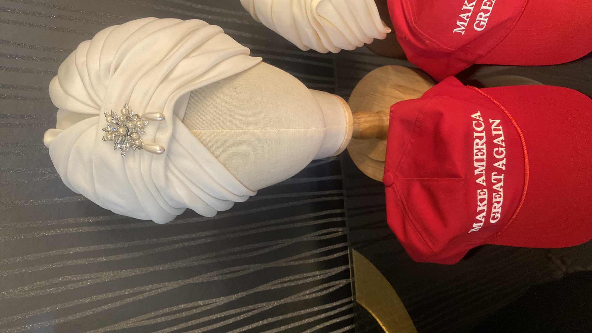 Photo 1 of 4 - HATS TURBANS & TRUMP CAPS