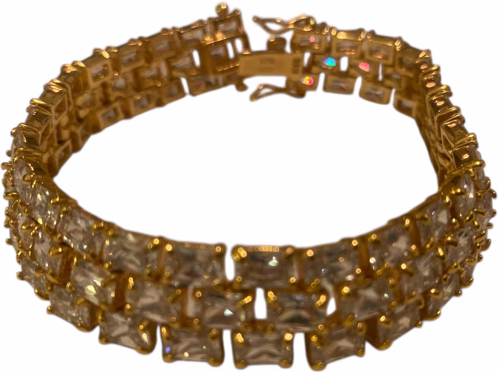 Photo 1 of VINTAGE SUZANNE SOMMERS  DBJ VERMEIL TENNIS BRACELET