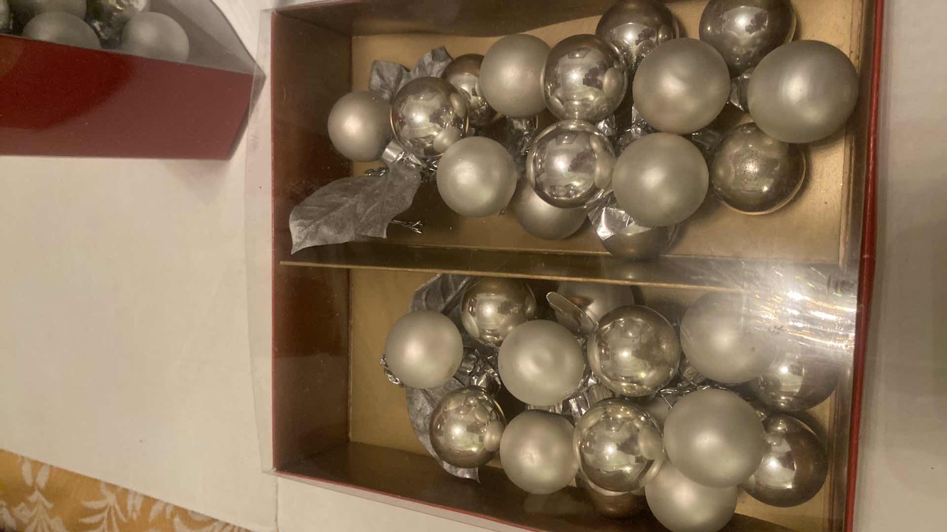 Photo 1 of 14 - ZGALLERIE BLUE CHRISTMAS DECOR PINE CONES ARE 7”