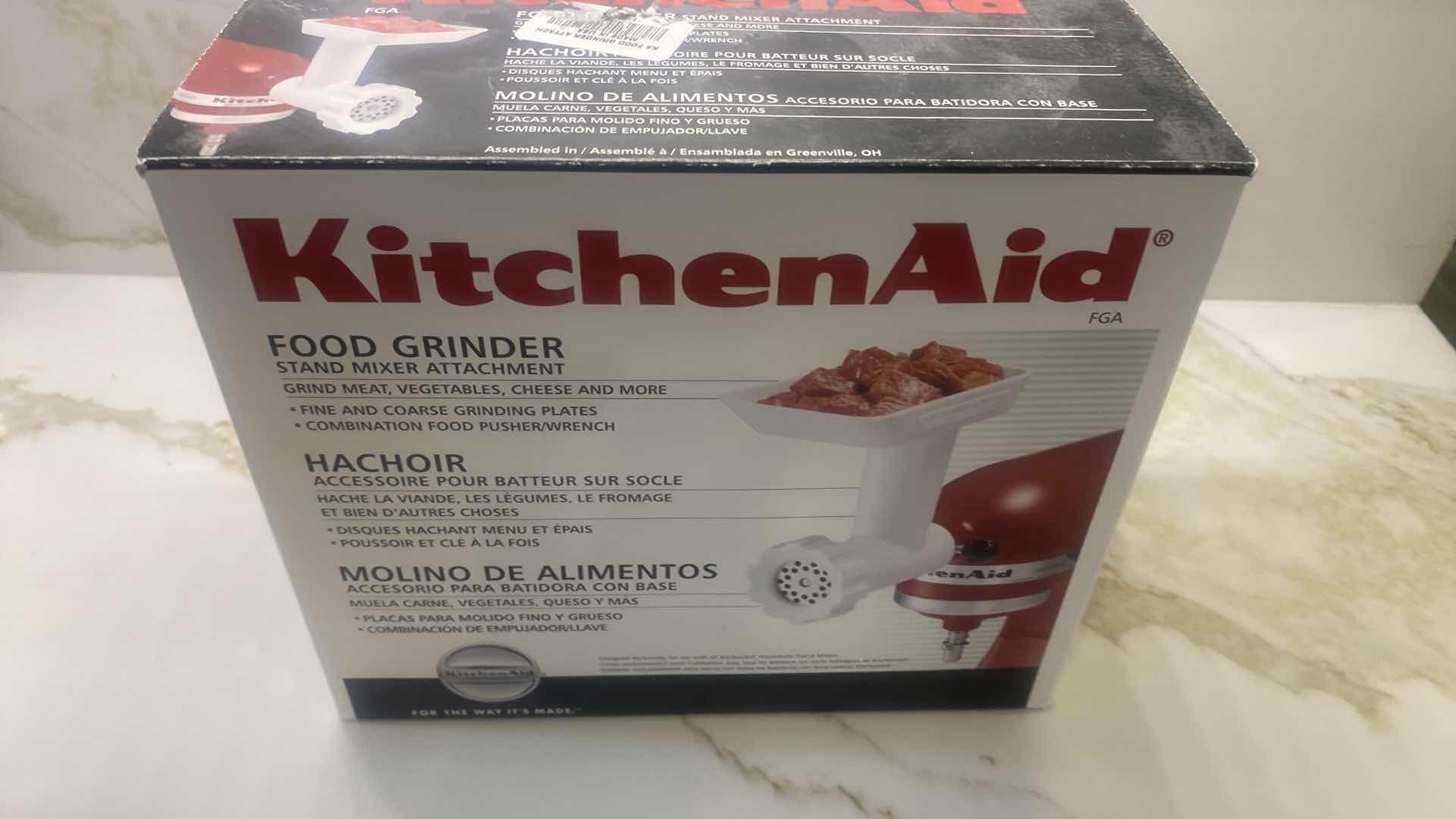 Photo 1 of NEW KITCHEN AID FOOD GRINDER ATTACHMENT FOR STAND MIXER