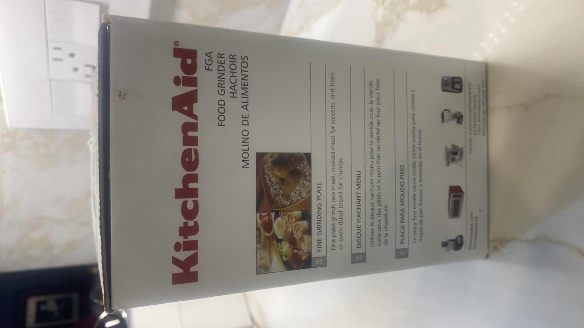 Photo 1 of NEW KITCHEN AID FOOD GRINDER ATTACHMENT FOR STAND MIXER