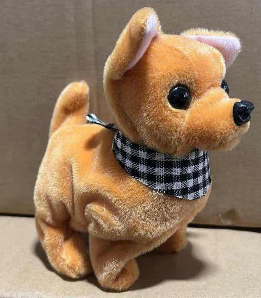 Photo 1 of NEW CASE OF HOME-X BATTERY OPERATED RUNNING DOG/CHIHUAHUA W CHECKERED BANDANA (12 PCS/CASE)