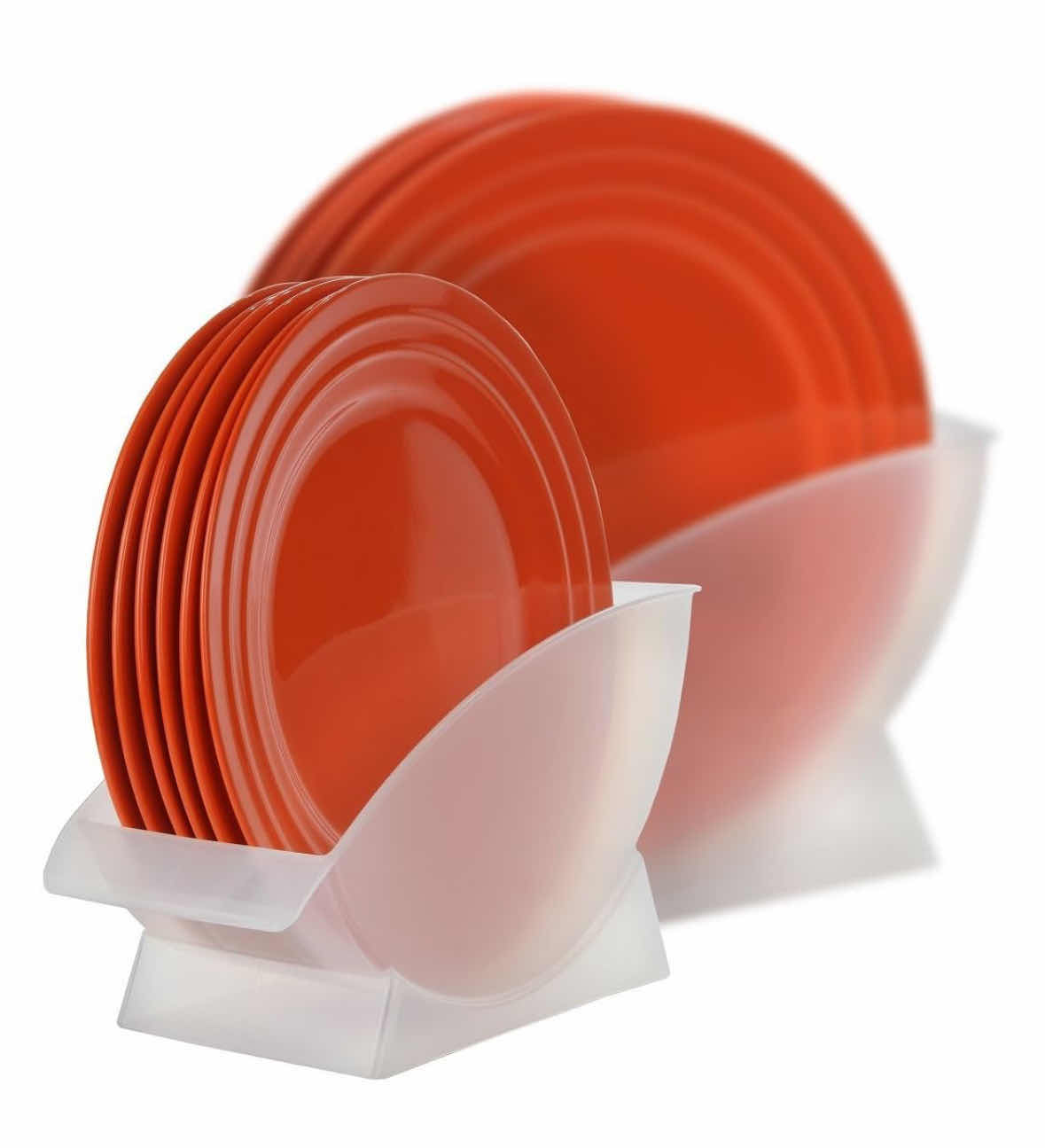 Photo 1 of NEW CASE OF HOME-X 9-INCH SALAD/DESSERT PLATE HOLDER, HOLDS PLATES IN UPRIGHT POSITION (15 PCS/CASE)