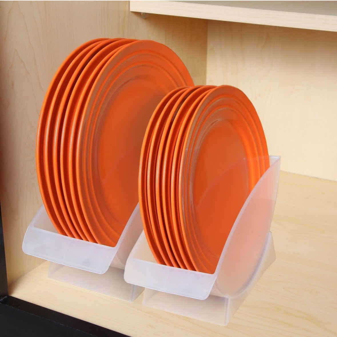 Photo 1 of NEW CASE OF HOME-X 9-INCH SALAD/DESSERT PLATE HOLDER, HOLDS PLATES IN UPRIGHT POSITION (15 PCS/CASE)