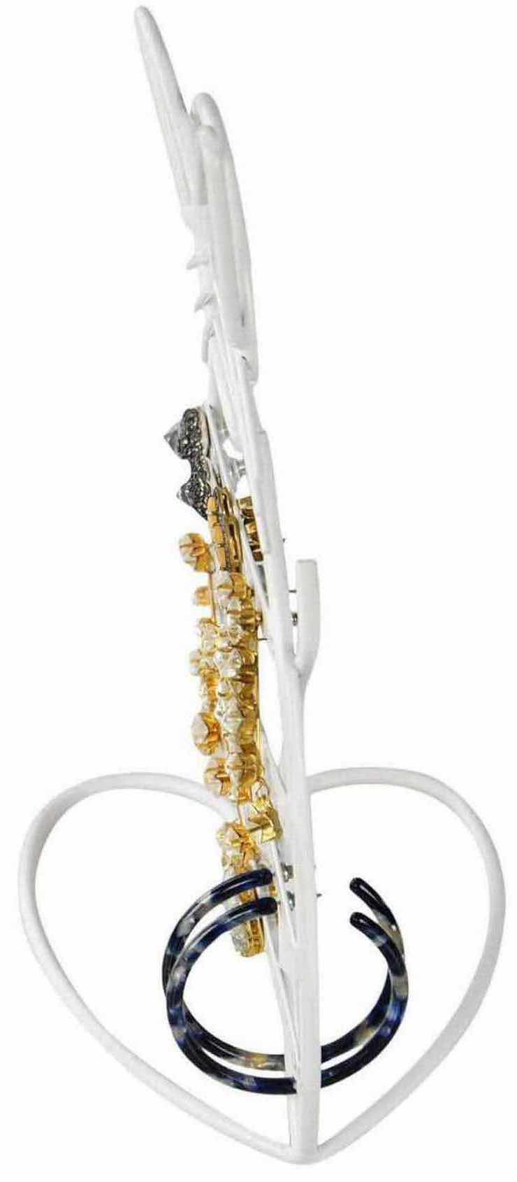 Photo 1 of NEW CASE OF ARAD CAT-SHAPED EARRING HOLDER/ORGANIZER DISPLAY, WHITE (16 PCS/CASE)