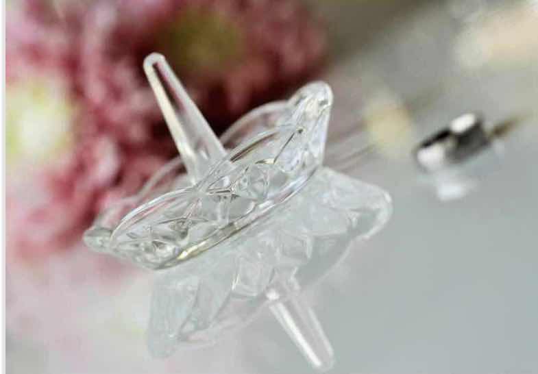 Photo 1 of NEW CASE OF HOME-X GLASS RING HOLDER H3.25” (48 PCS/CASE)