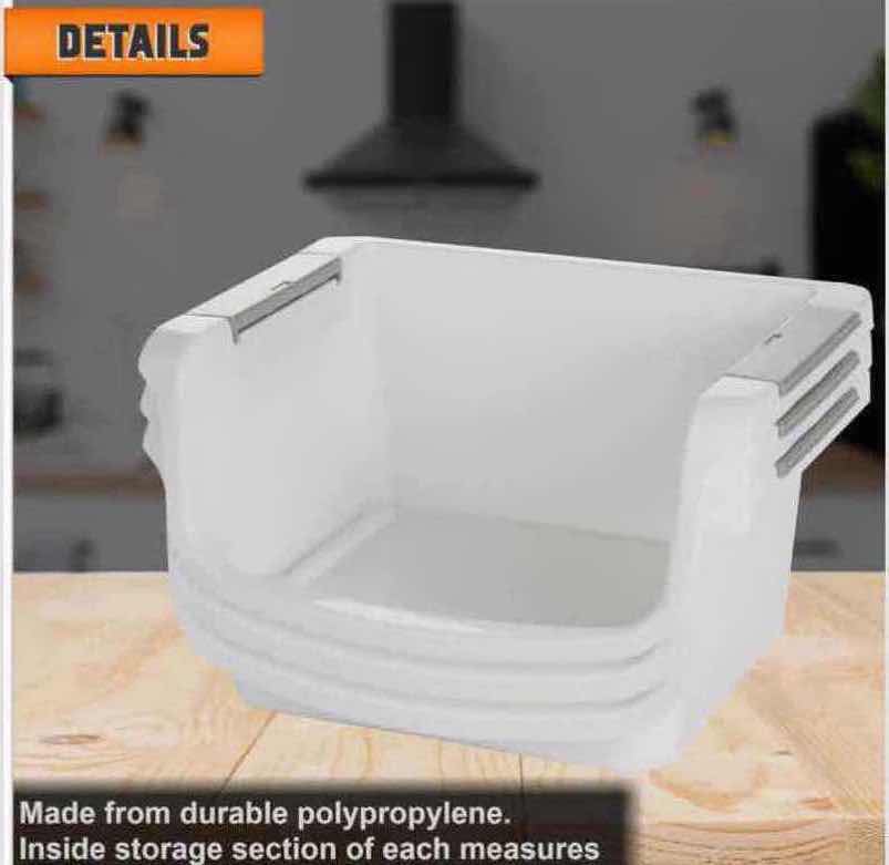 Photo 1 of NEW CASE HOME-X SMALL NESTING/STACKABLE STORAGE BINS, 3 BINS PER SET (1 CASE/6 SETS)