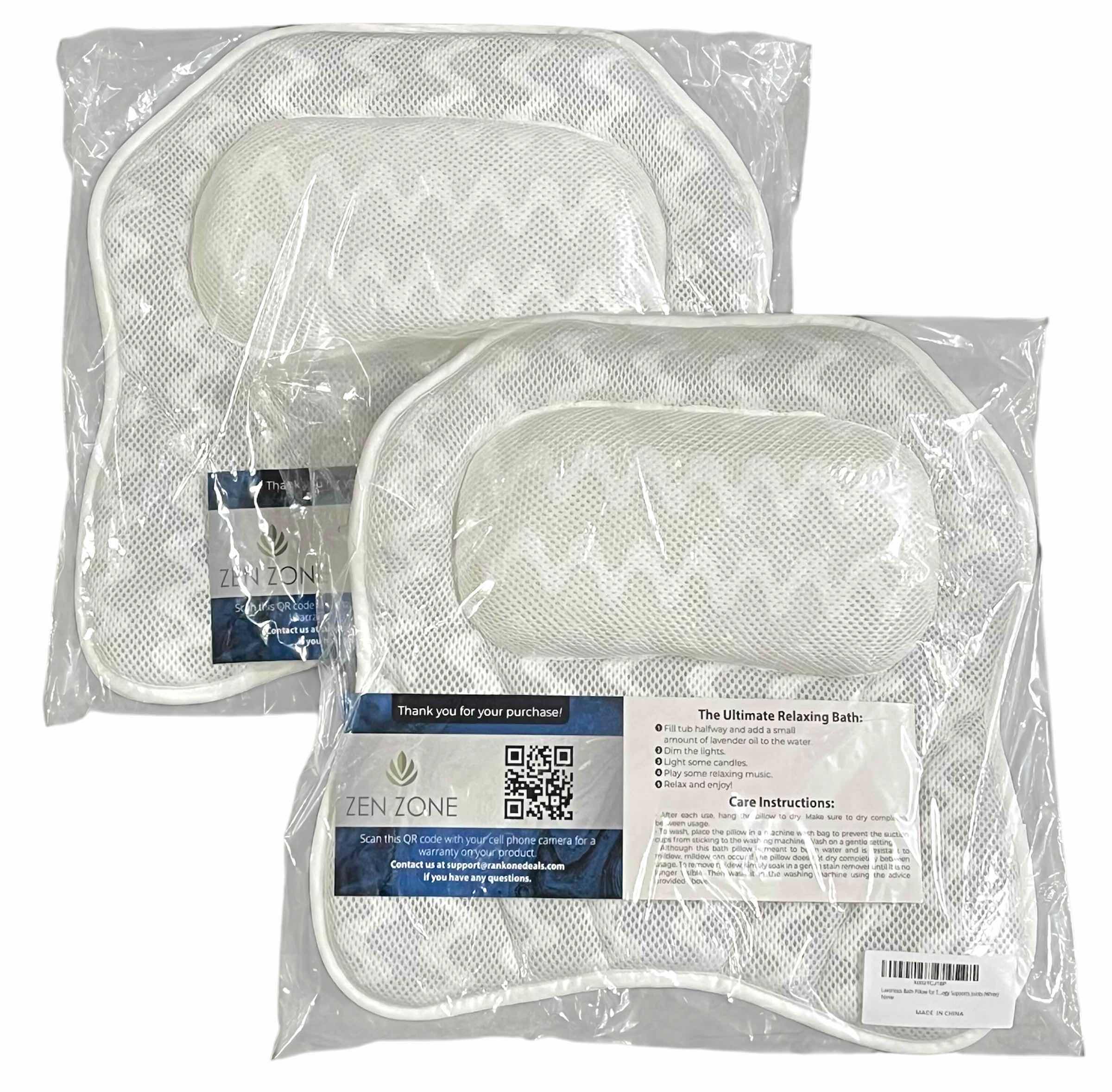 Photo 1 of NEW 2-PACK OF ZEN ZONE LUXURY BATH PILLOWS