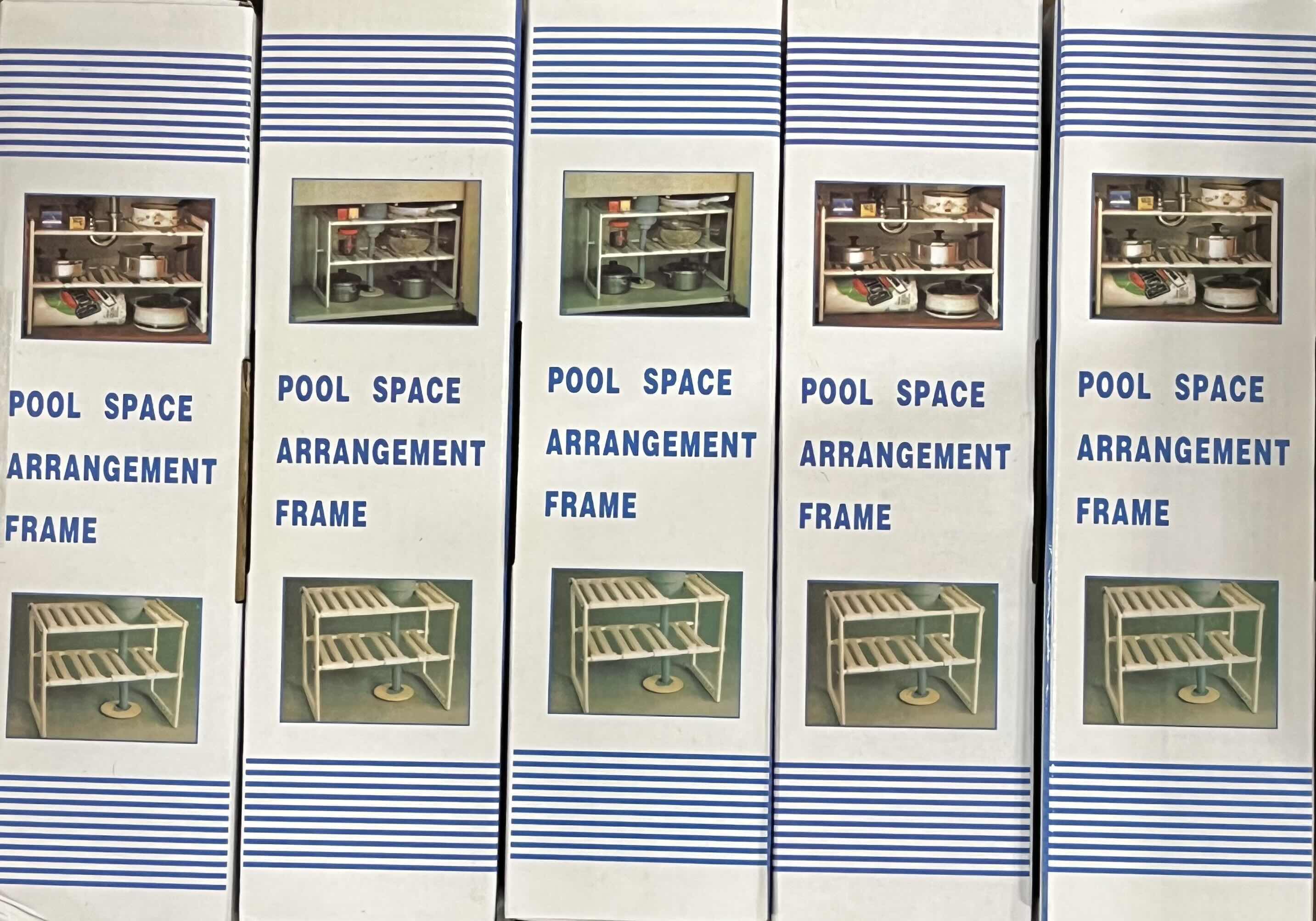 Photo 1 of NEW 5-PACK OF HOME X POOL SPACE ARRANGEMENT FRAME KITCHEN & BATH UNDER SINK RACK