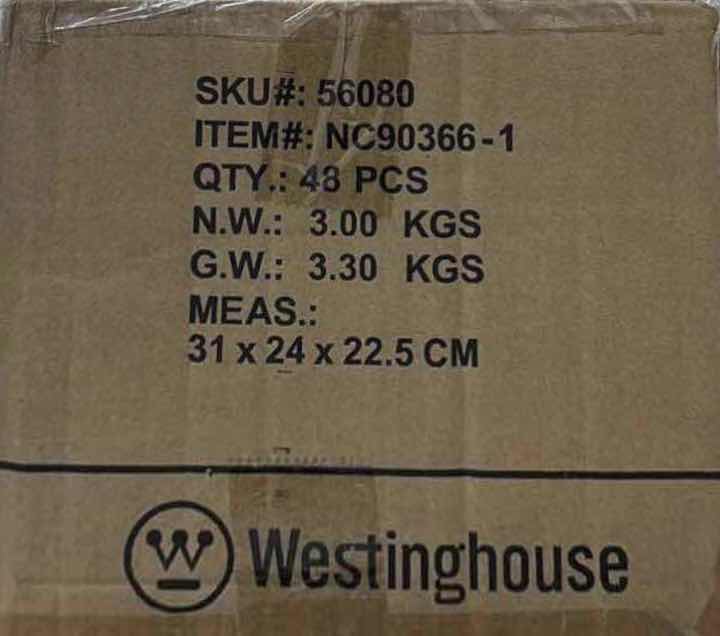 Photo 1 of NEW CASE OF WESTINGHOUSE TRIPLE GROUNDED OUTLET ADAPTER, THREE WAY SPLITTER (48 PCS/CASE)