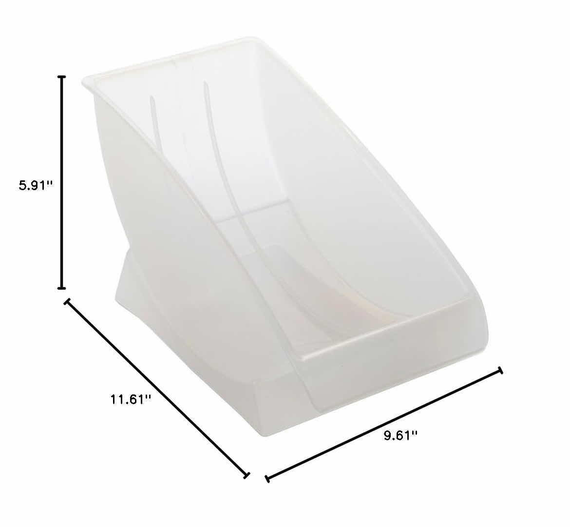 Photo 1 of NEW CASE OF HOME-X 9” SALAD/DESSERT PLASTIC PLATE HOLDER (15PCS PER CASE)