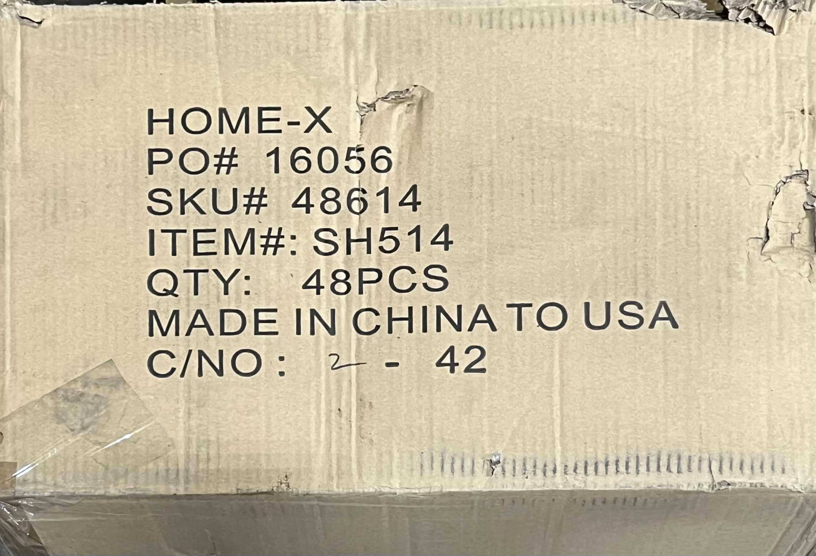 Photo 1 of NEW CASE OF HOME X GLASS RING JEWELRY HOLDER DISH (48PCS PER CASE)