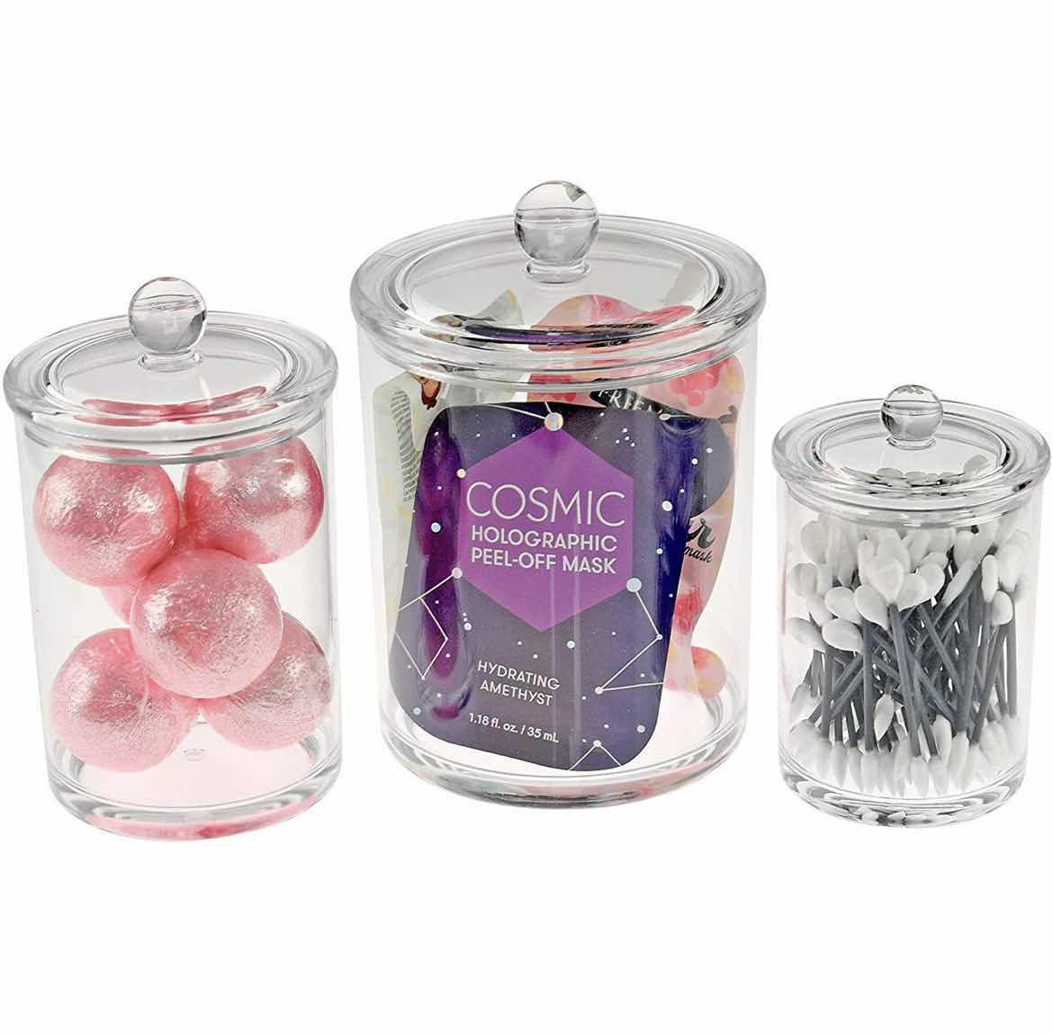 Photo 1 of NEW CASE OF HOME X ACRYLIC APOTHECARY JARS SET OF 3 (12 SETS PER CASE)