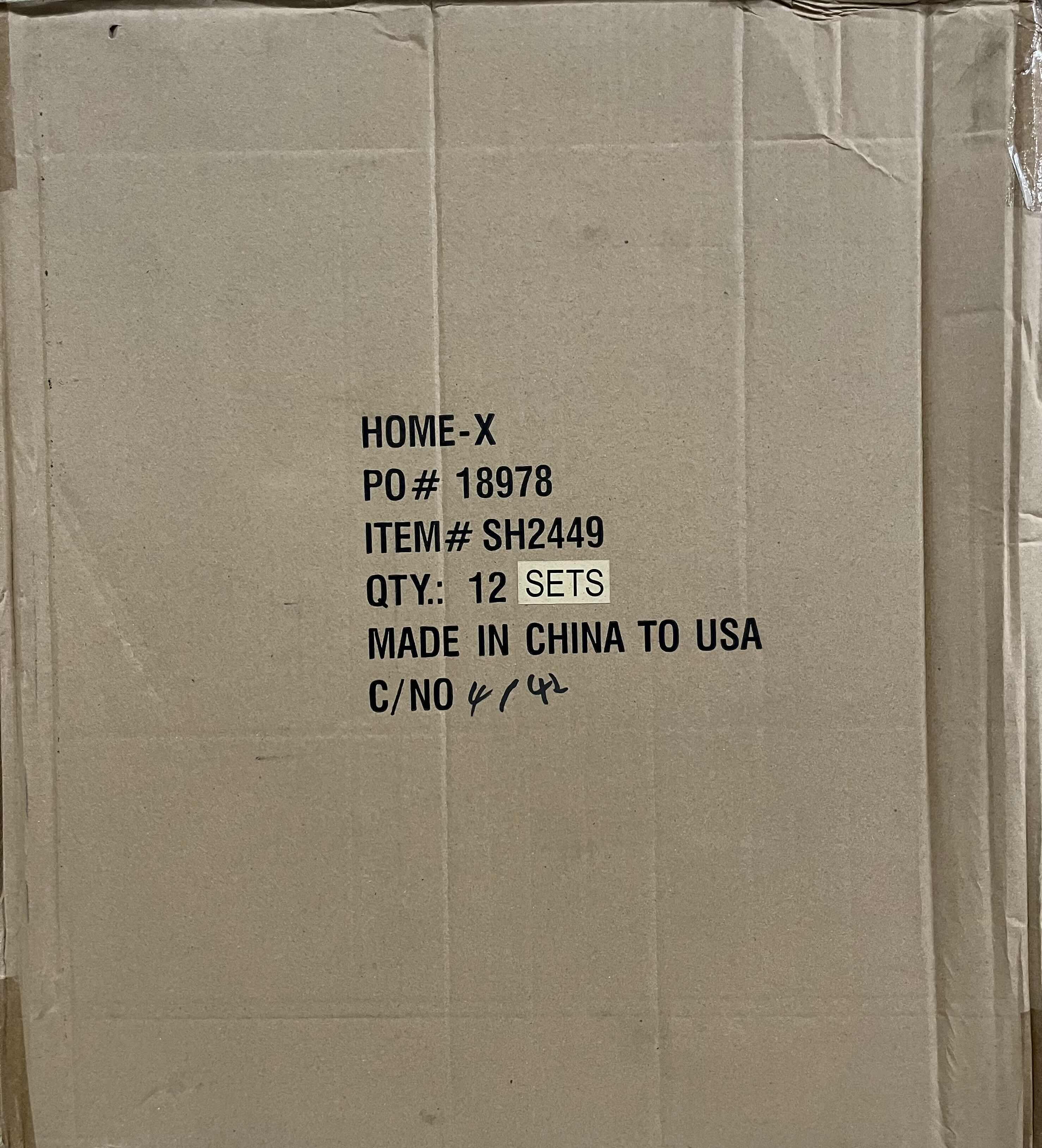 Photo 1 of NEW CASE OF HOME X ACRYLIC APOTHECARY JARS SET OF 3 (12 SETS PER CASE)