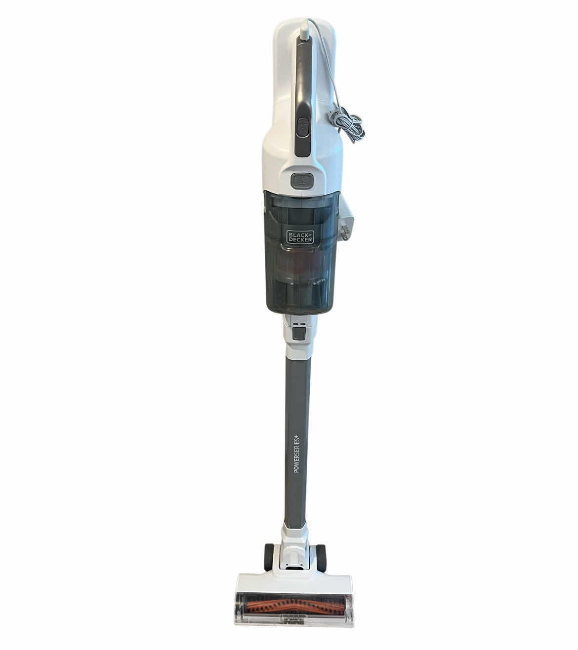 Photo 1 of BLACK & DECKER POWER SERIES CORDLESS CONVERTIBLE STICK VACUUM CLEANER W ATTACHMENT & CHARGER CORD BHFEA520J