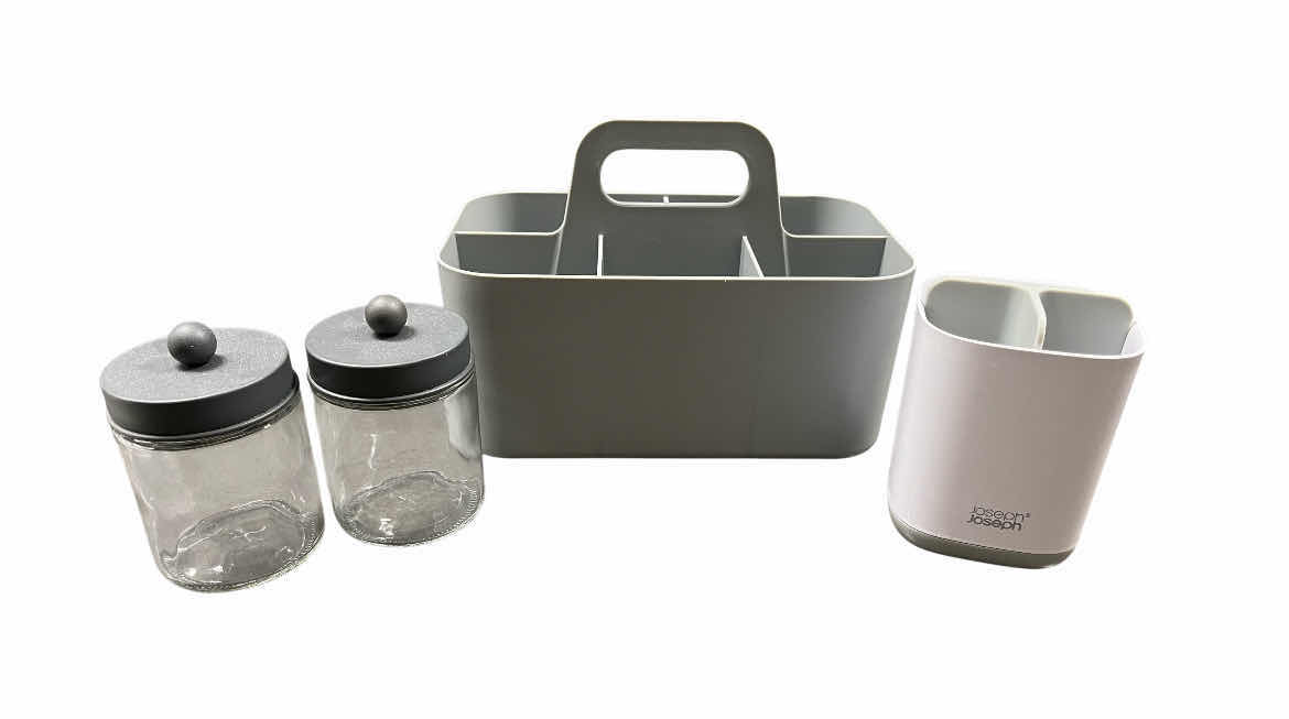 Photo 1 of BATHROOM DRAWER CADDIES W COUNTER TOP CADDIES & JARS