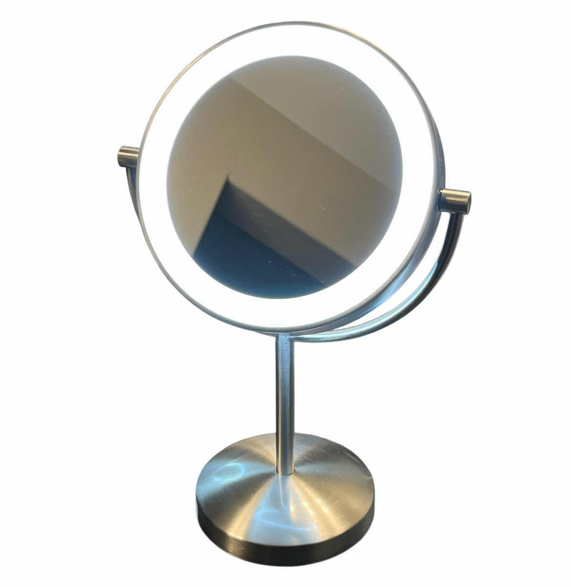 Photo 1 of CONAIR STAINLESS STEEL DUAL SIDED LIGHT UP MIRROR BE21GD