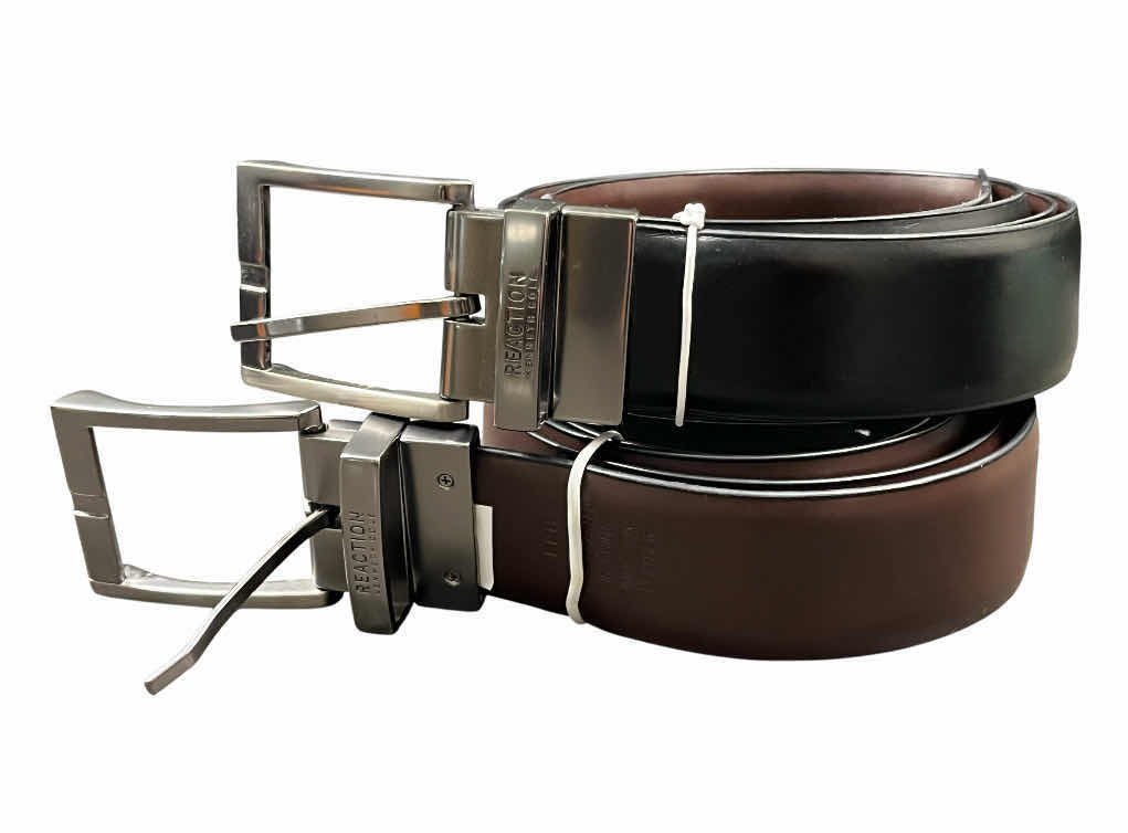 Photo 1 of LEATHER REVERSIBLE BELTS MENS SIZE 40”-44” VARIOUS BRANDS (5)