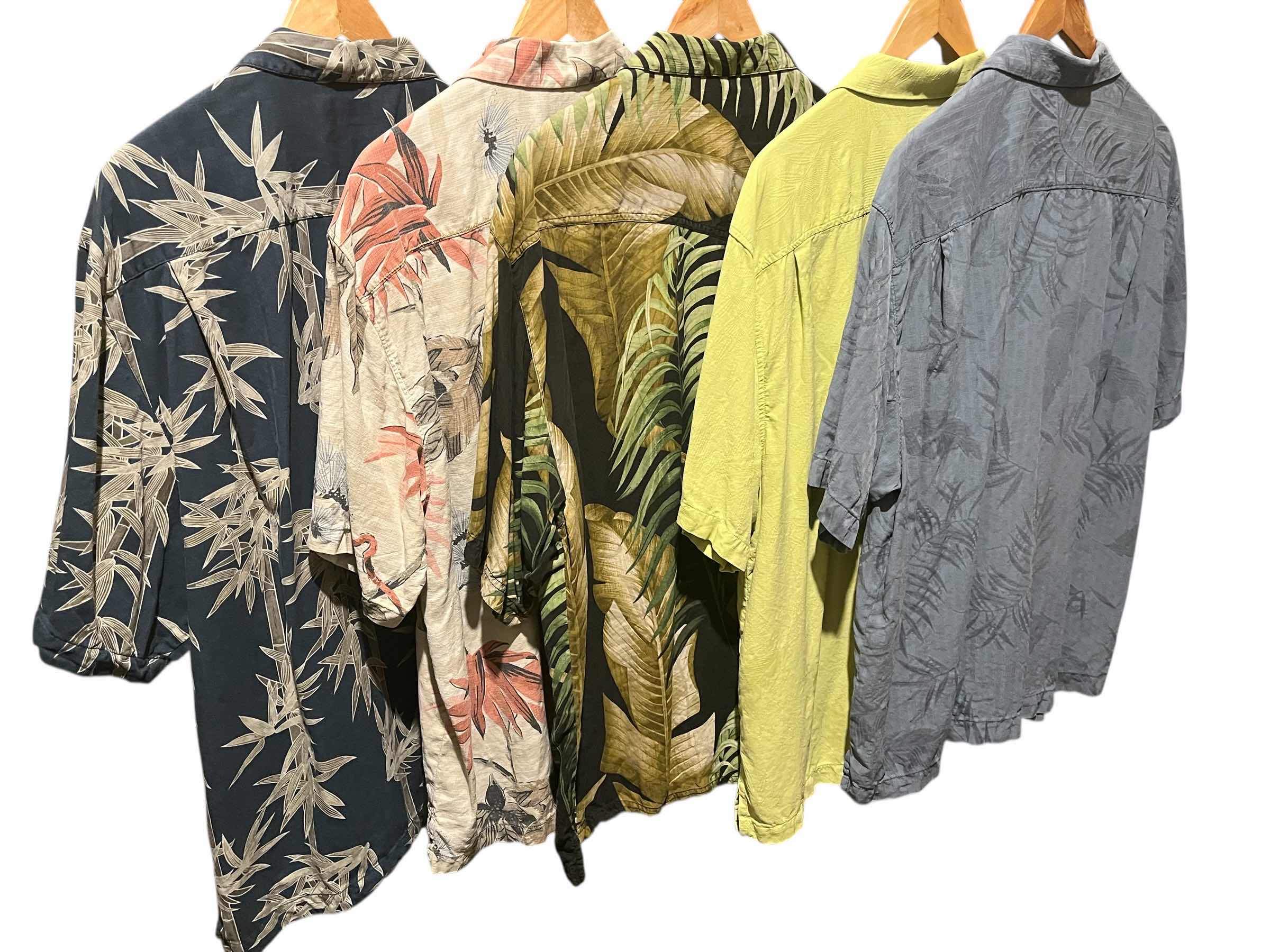 Photo 1 of HAWAIIAN BUTTON UP SHORT SLEEVE SHIRTS MENS XL-VARIOUS BRANDS (5)