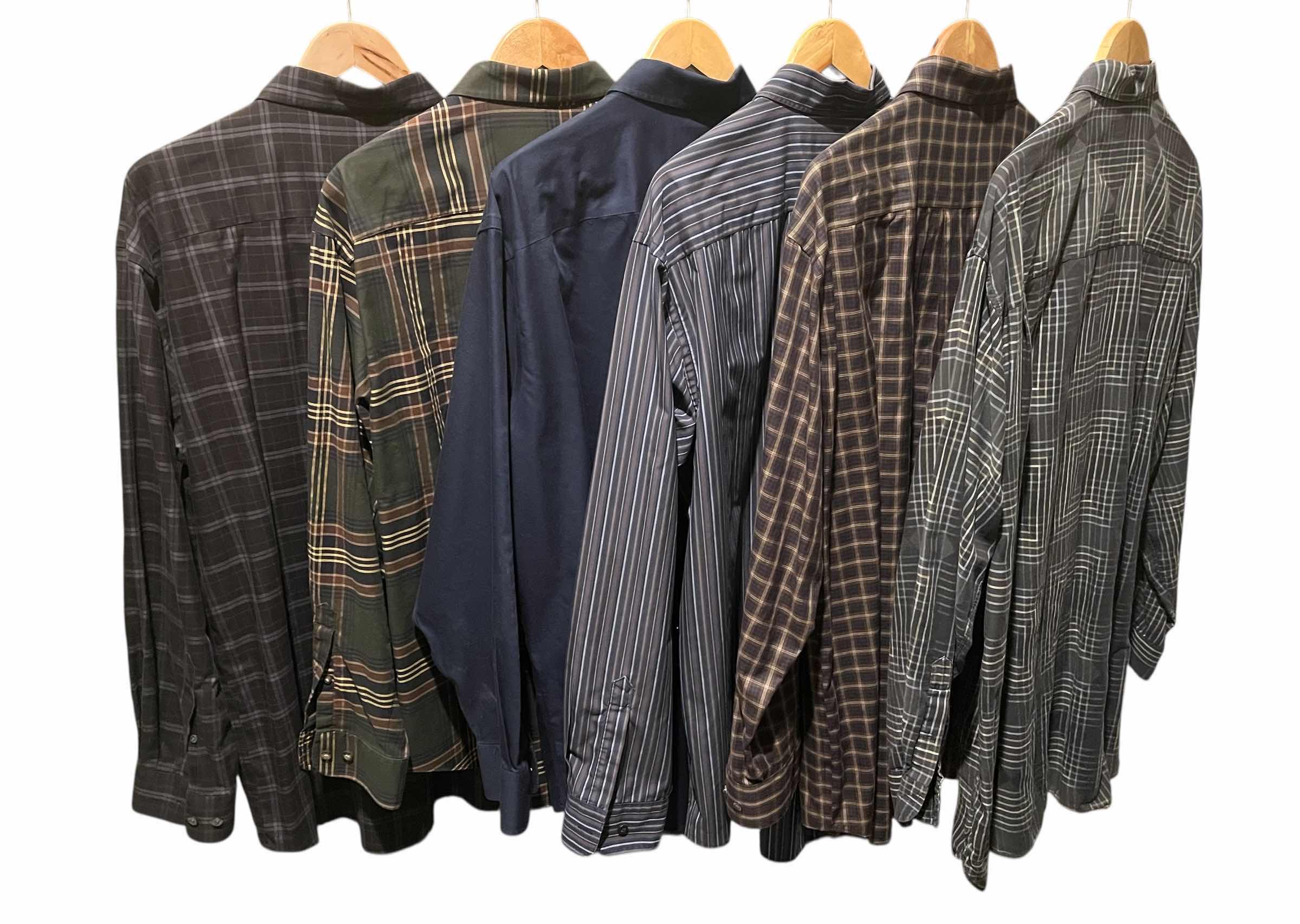 Photo 1 of BUTTON UP LONG SLEEVE SHIRTS MENS XL-VARIOUS BRANDS (6)