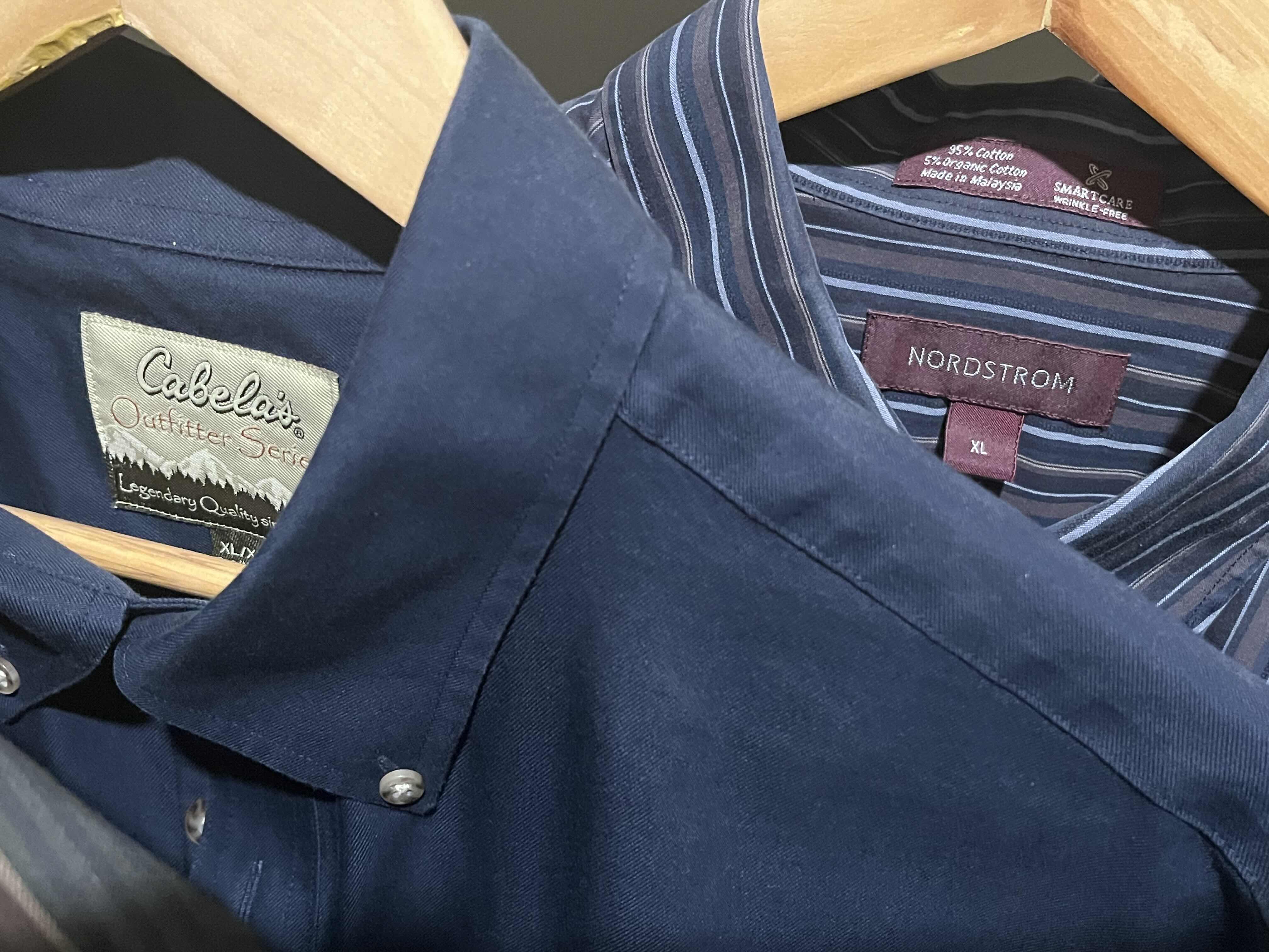 Photo 1 of BUTTON UP LONG SLEEVE SHIRTS MENS XL-VARIOUS BRANDS (6)