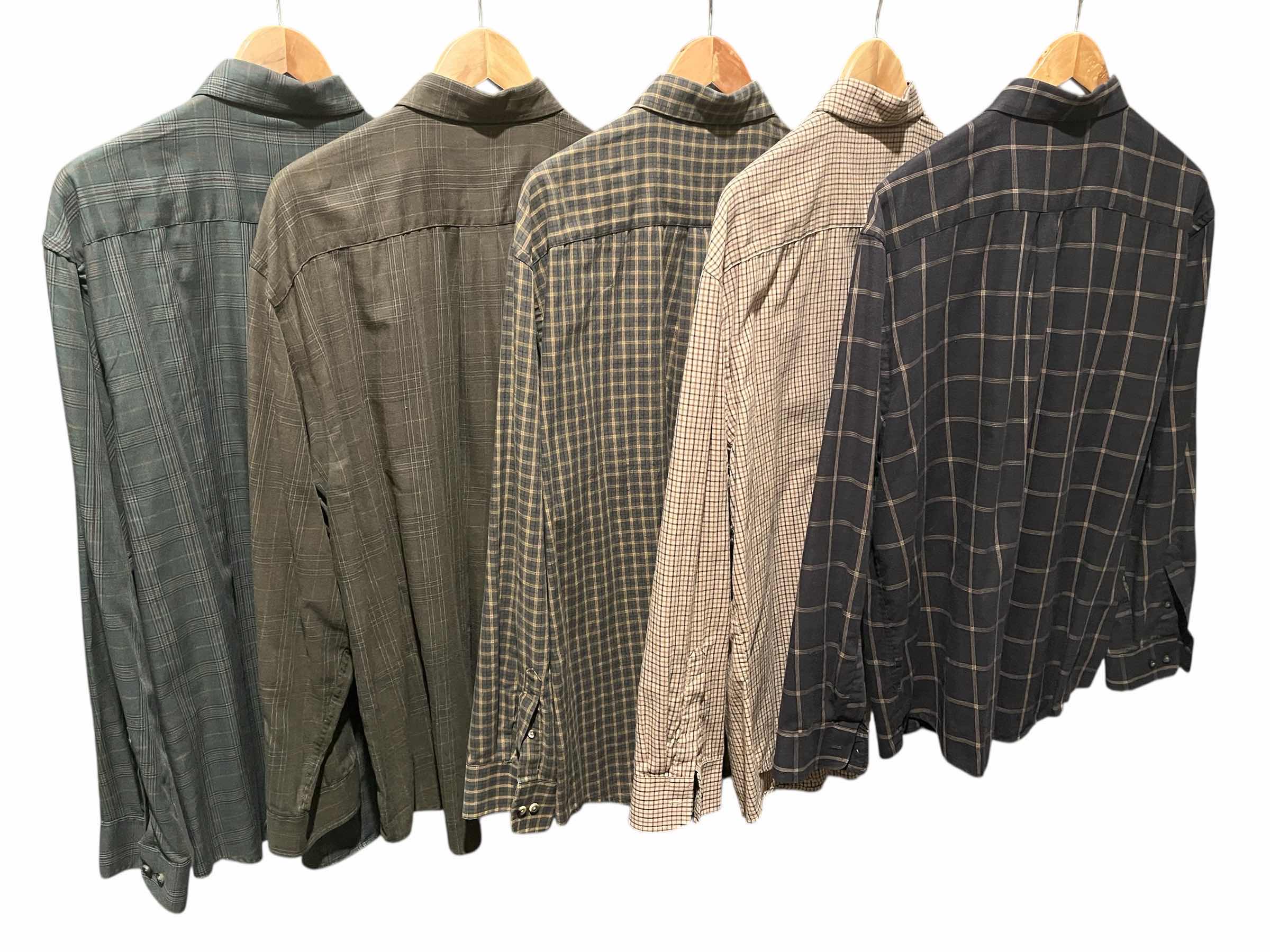 Photo 1 of ARROW PLAID BUTTON UP LONG SLEEVE SHIRTS MENS XL (5)