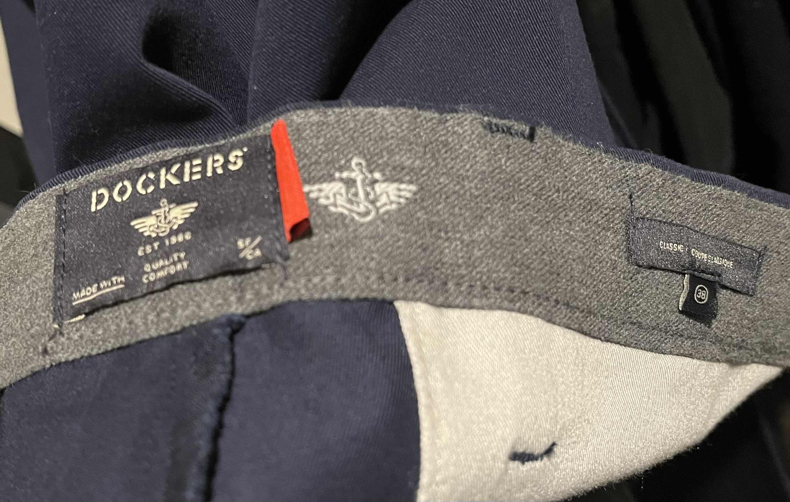 Photo 1 of NAVY BLUE & BLACK WORK PANTS MENS 38-40 VARIOUS BRANDS (8)