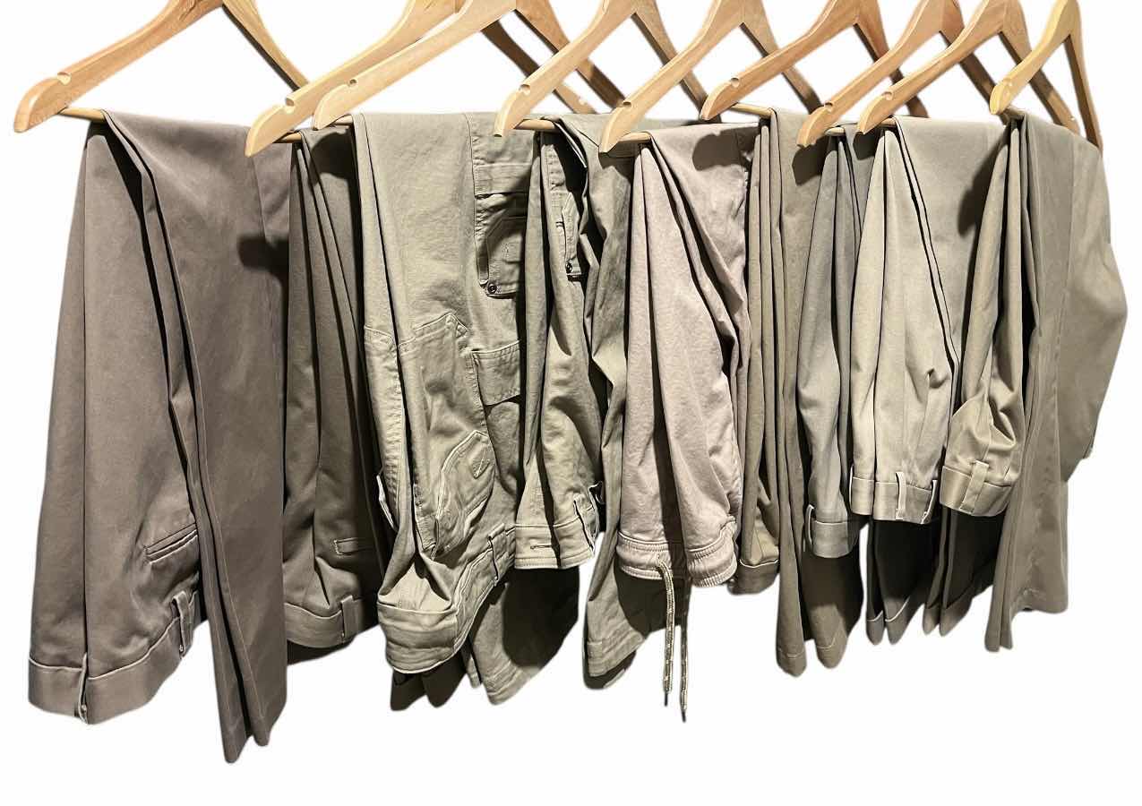 Photo 1 of KHAKI/BEIGE CARGO & WORK PANTS MENS 38-40 VARIOUS BRANDS (9)
