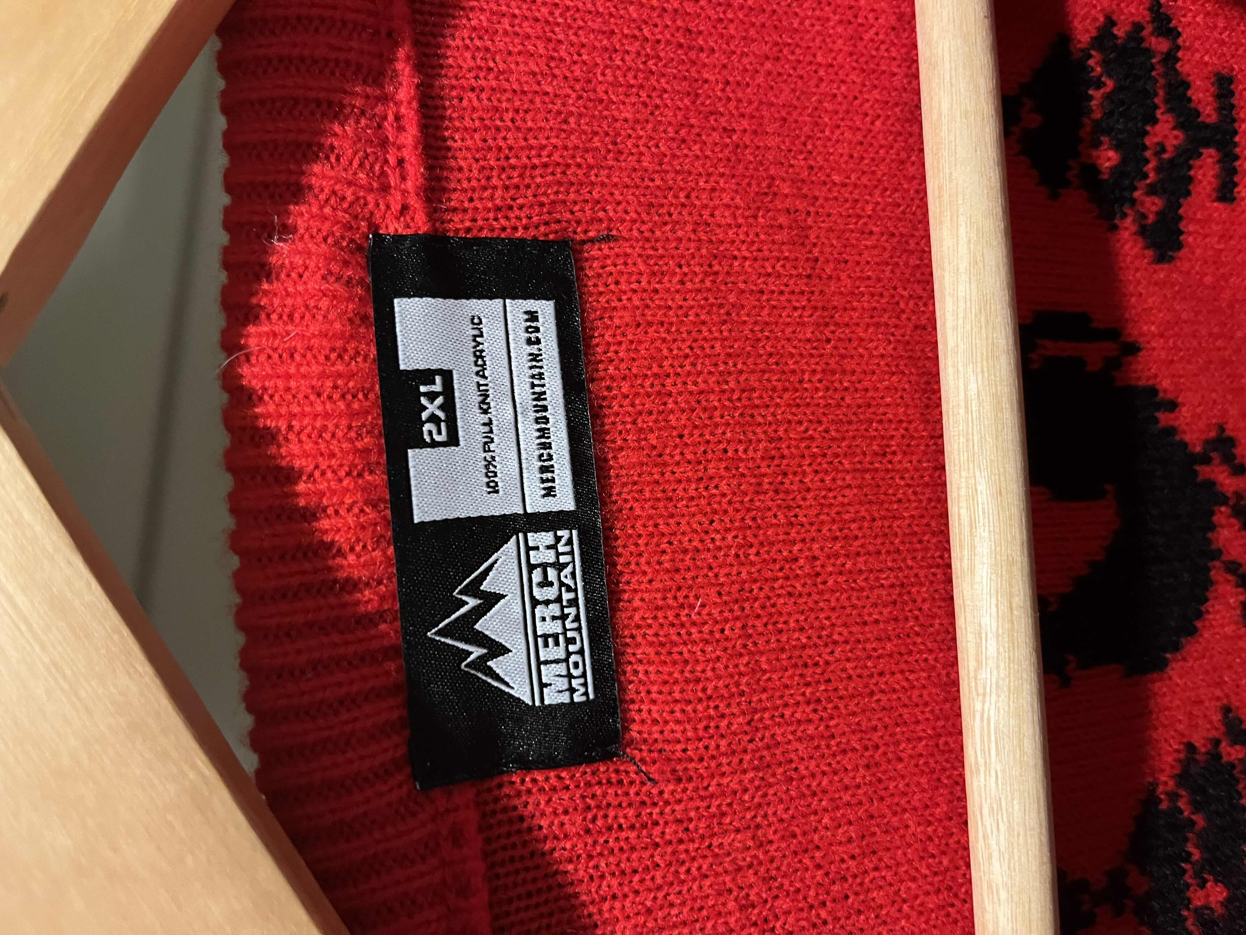 Photo 4 of MERCH MOUNTAIN BLACKBERRY SMOKE UGLY KNIT CHRISTMAS SWEATER MENS 2XL