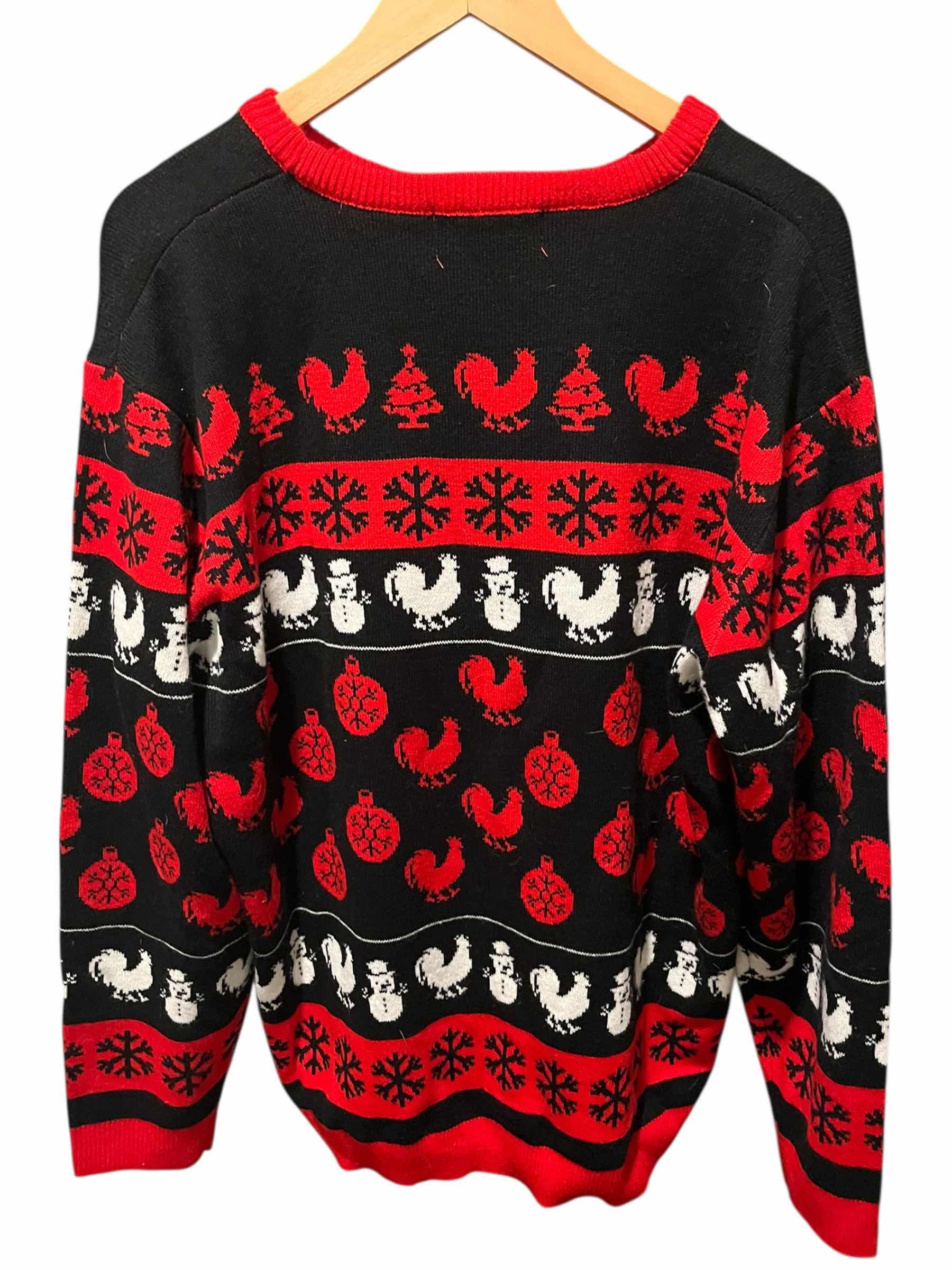 Photo 2 of MERCH MOUNTAIN BLACKBERRY SMOKE UGLY KNIT CHRISTMAS SWEATER MENS 2XL