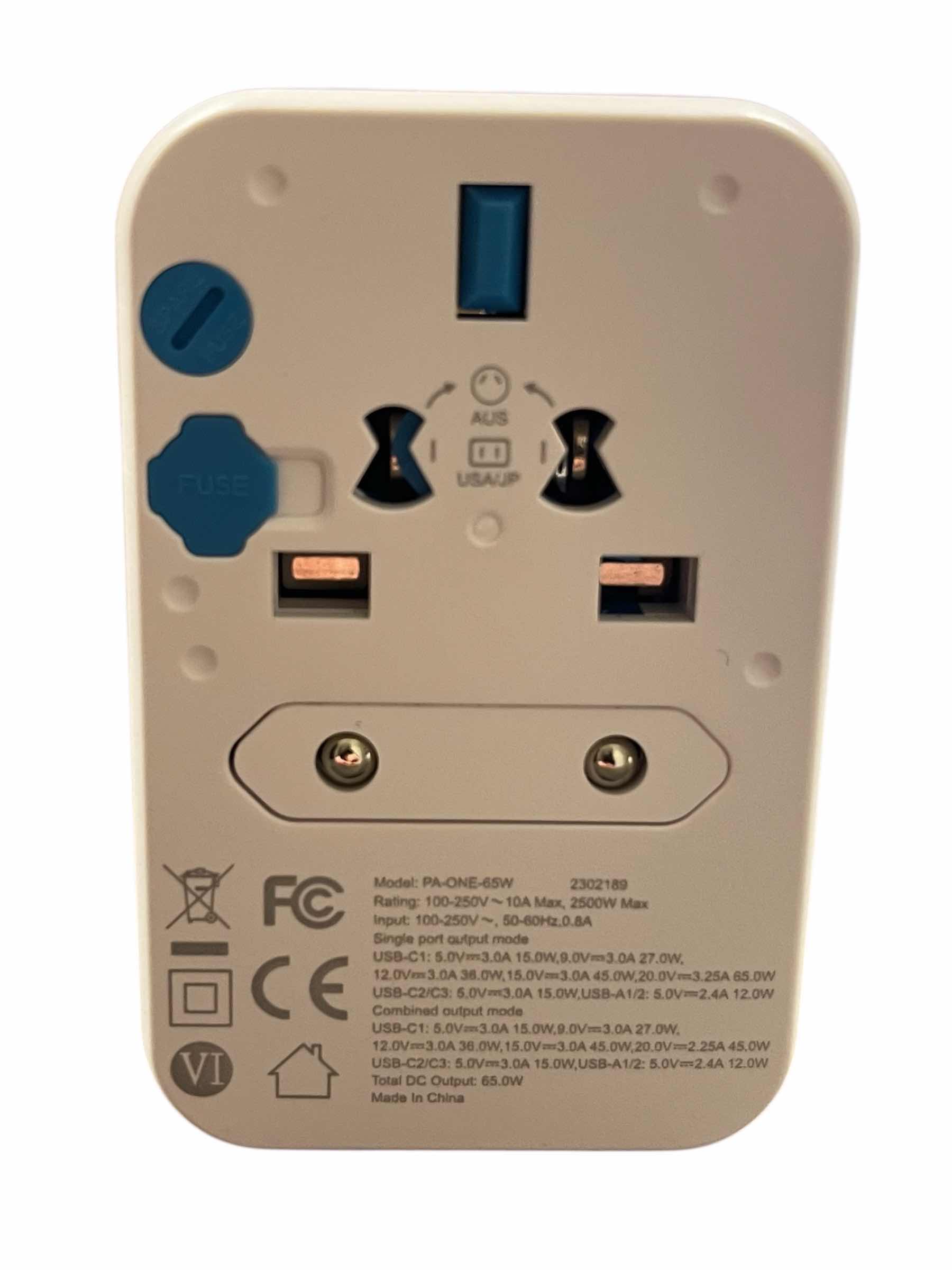 Photo 1 of ONE ADAPTER WORLD OUTLET CONVERTER PA-ONE-65W