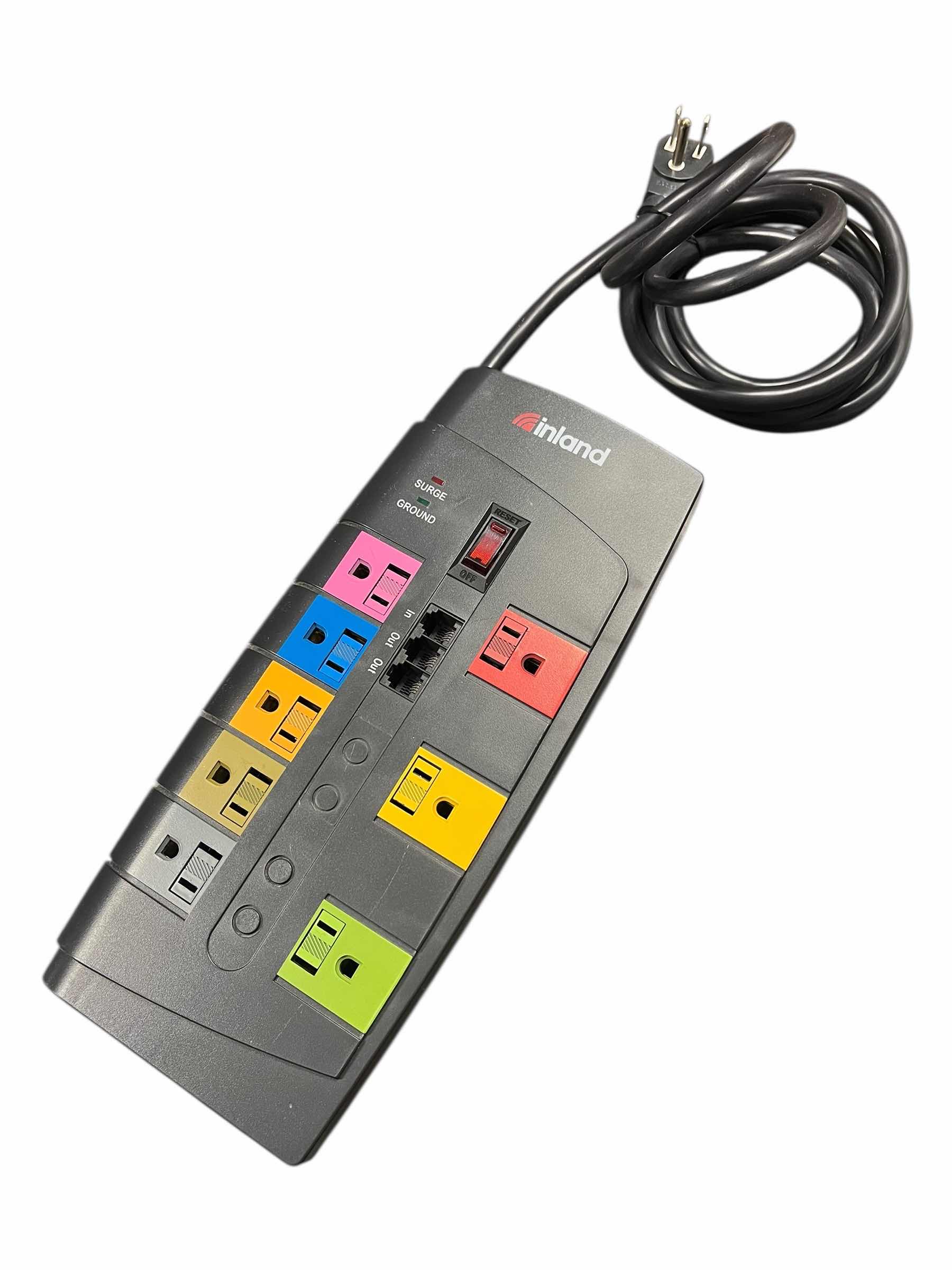 Photo 1 of INLAND 8 OUTLET SURGE PROTECTOR NFM-12MS-F
