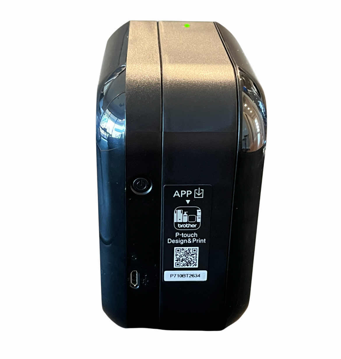 Photo 1 of BOTHER P-TOUCH CUBE PLUS LABEL MAKER PTP710BT W 2 NEW LABEL CARTRIDGES & APROCA HARD CASE