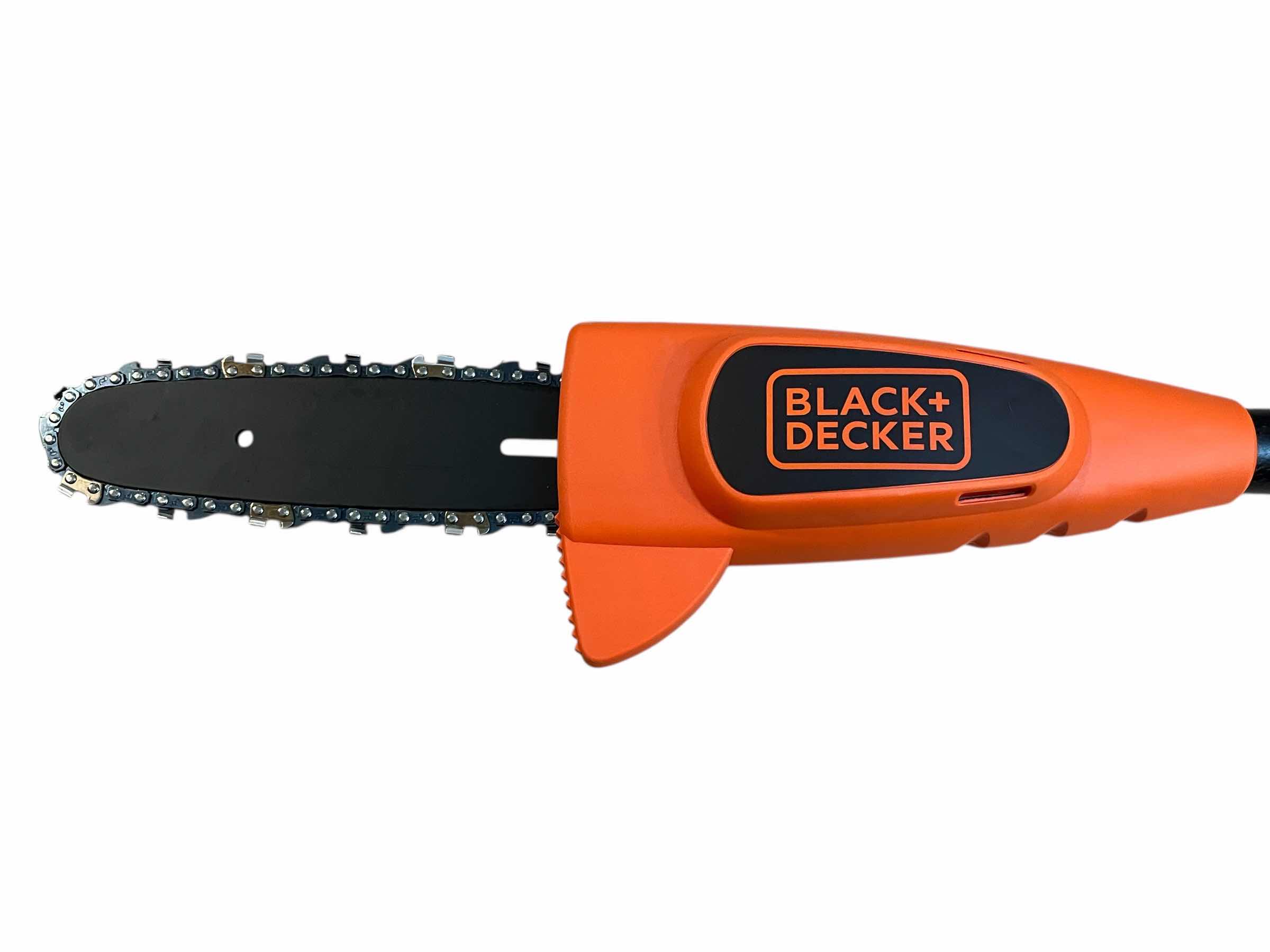 Photo 1 of BLACK & DECKER 20VOLT POLE SAW LPP12O W 20VOLT BATTERY & EXTENSION POLE
