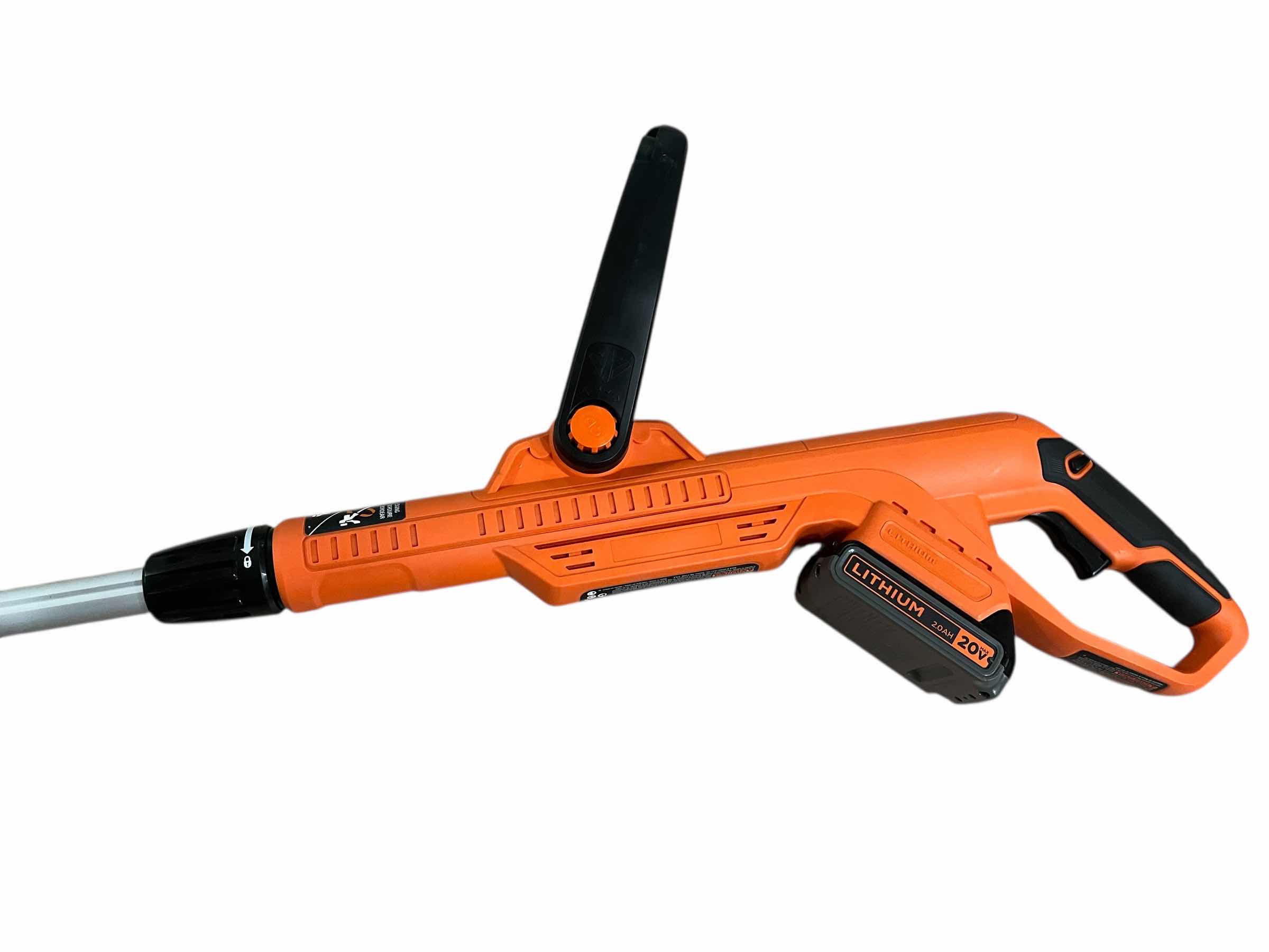 Photo 1 of BLACK & DECKER 20VOLT STRING TRIMMER/LAWN EDGER LST300 W 20VOLT BATTERY